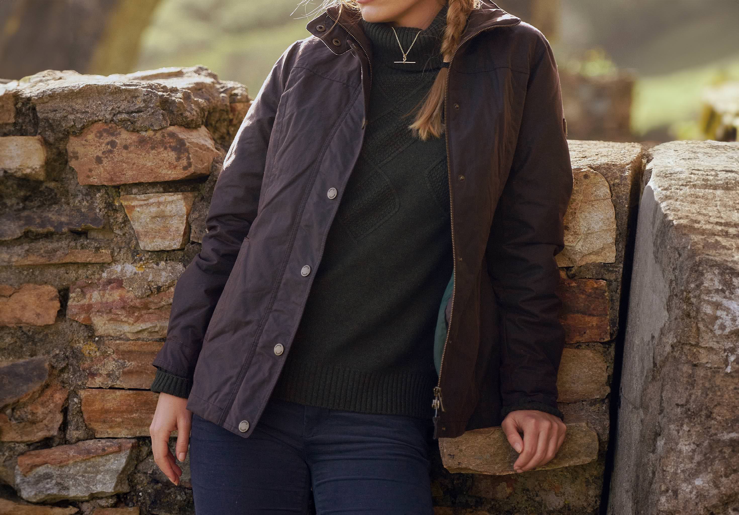 Mountrath Waxed Jacket - Java - Image 2