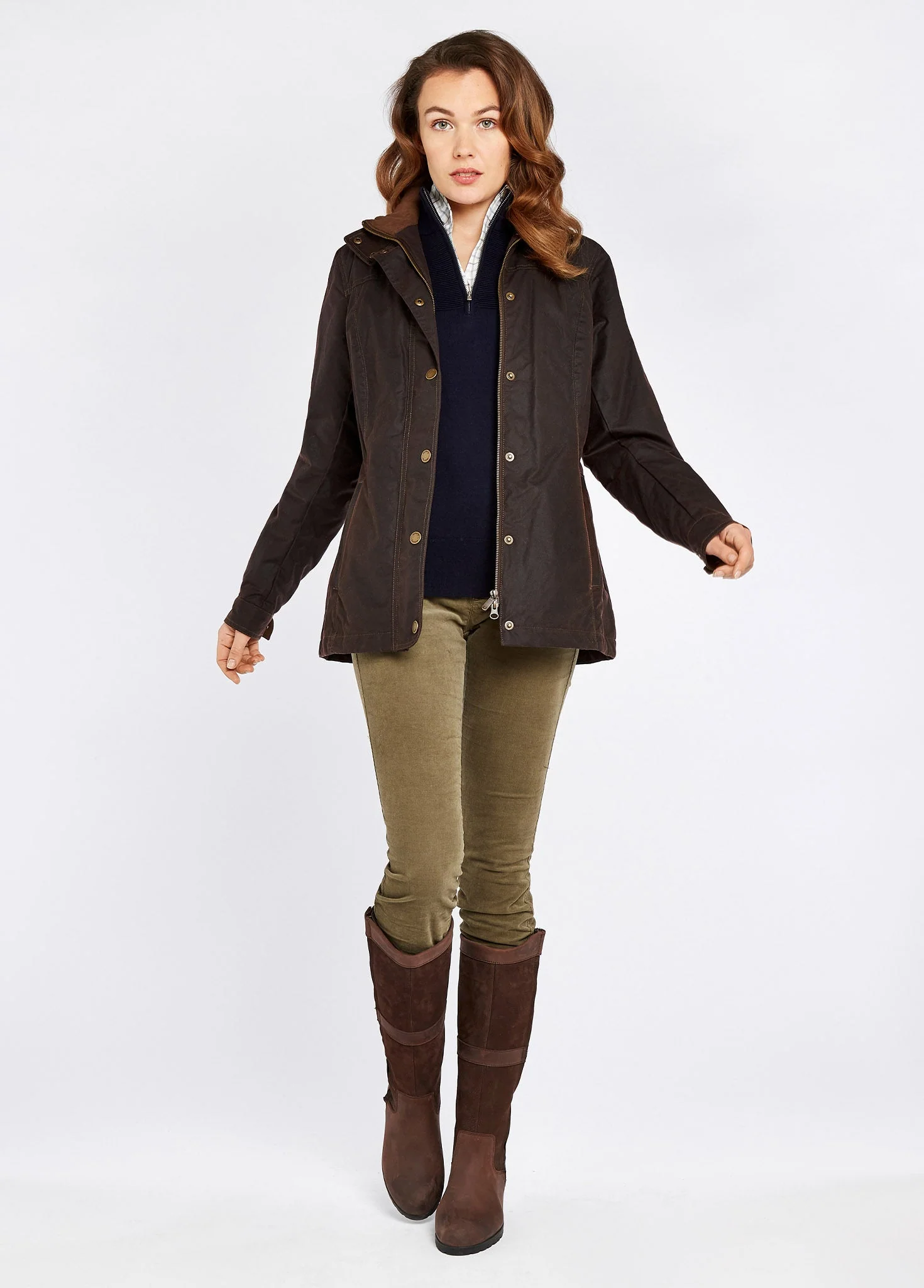 Mountrath Waxed Jacket - Java - Image 3