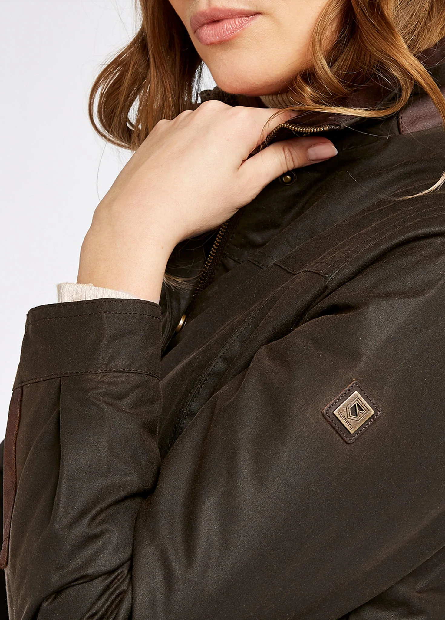 Mountrath Waxed Jacket - Olive - Image 6