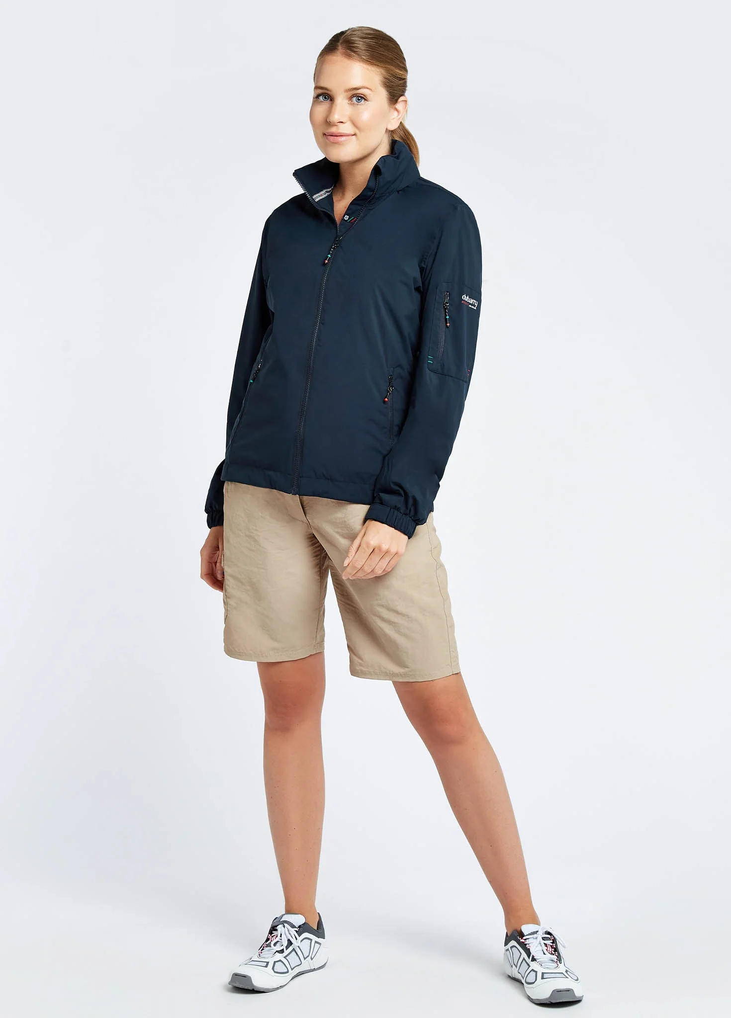 Corfu Women's Crew Jacket - Navy - Image 2