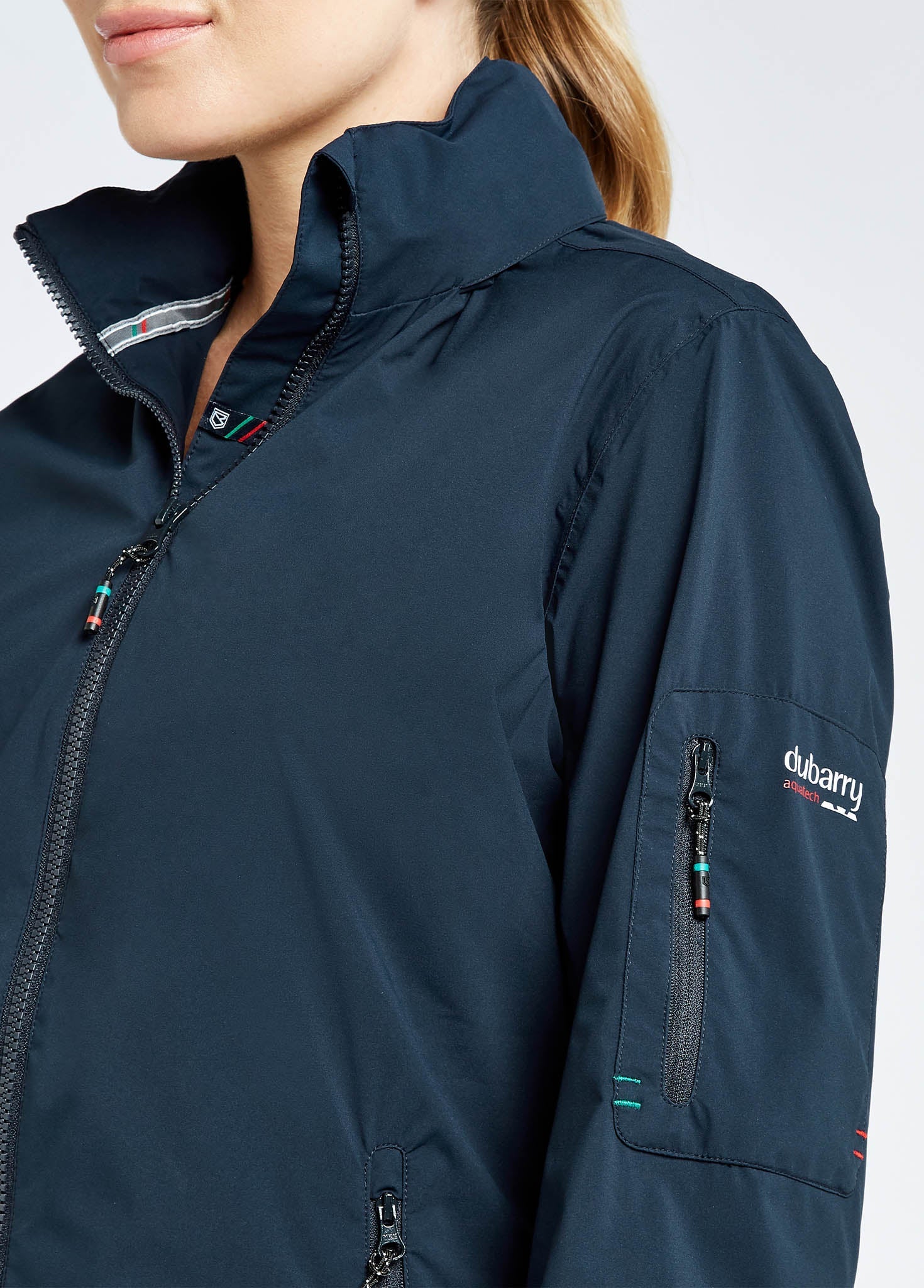 Corfu Women's Crew Jacket - Navy - Image 8
