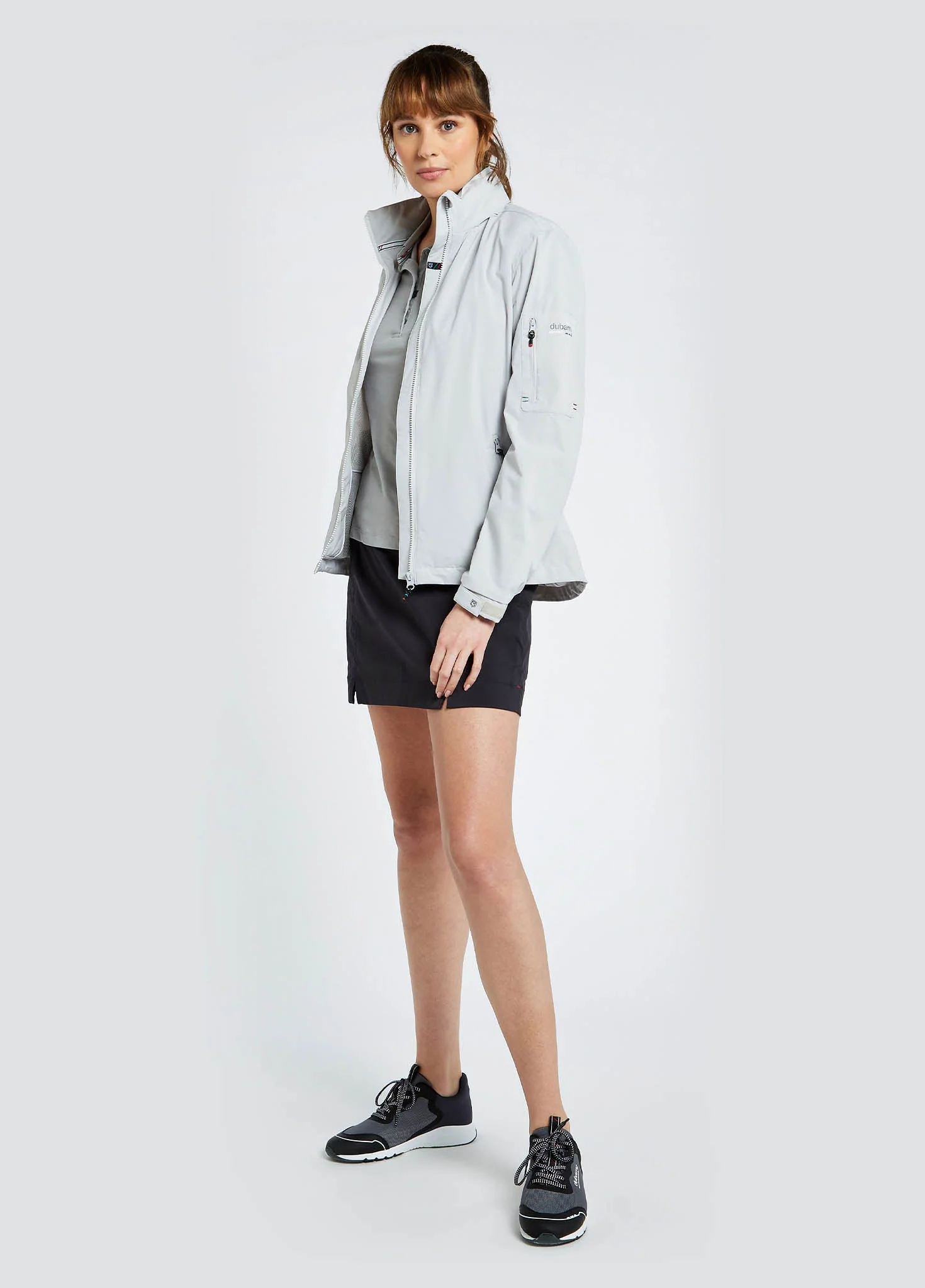 Corfu Women's Crew Jacket - Platinum - Image 2