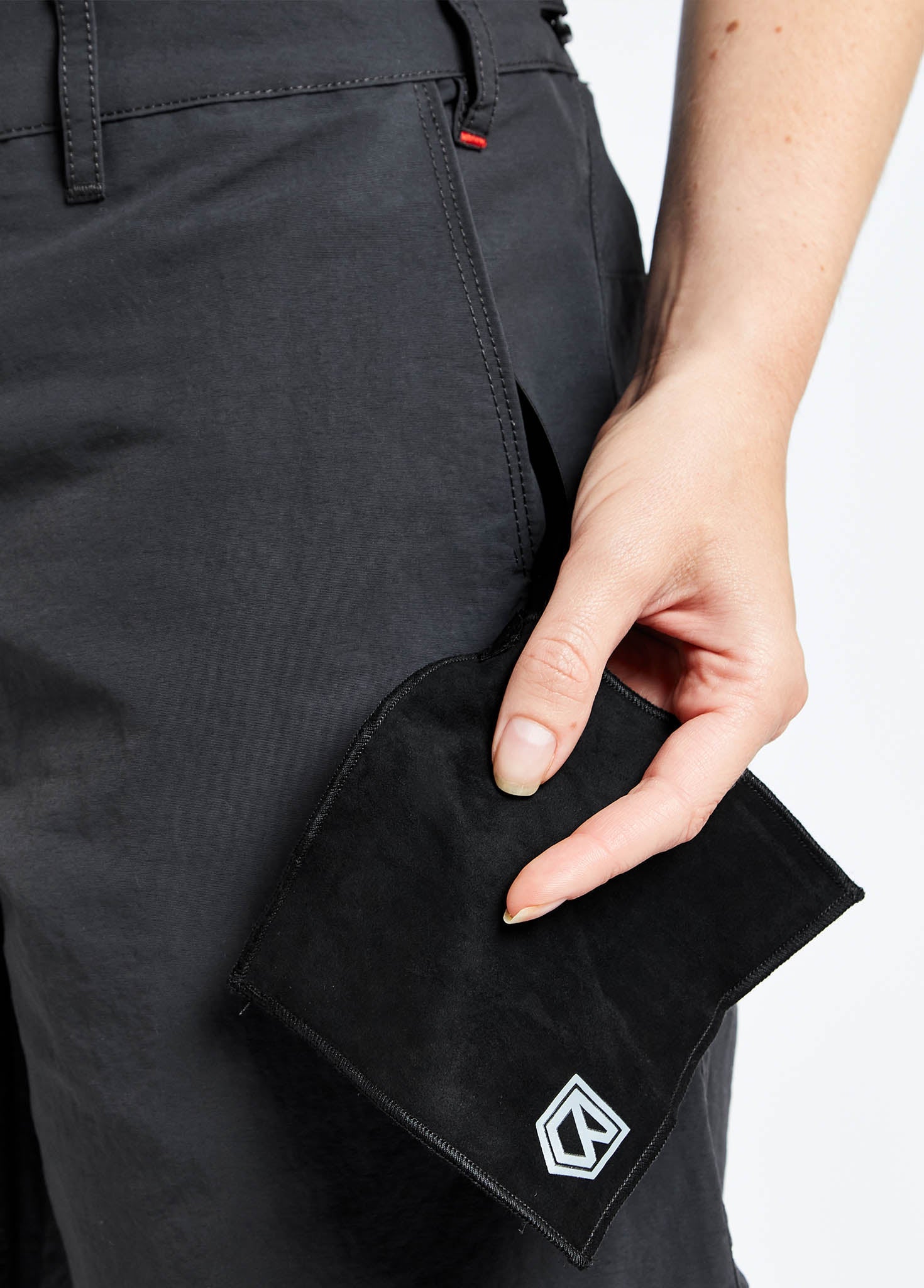 Minorca Womens Crew Shorts - Graphite - Image 6