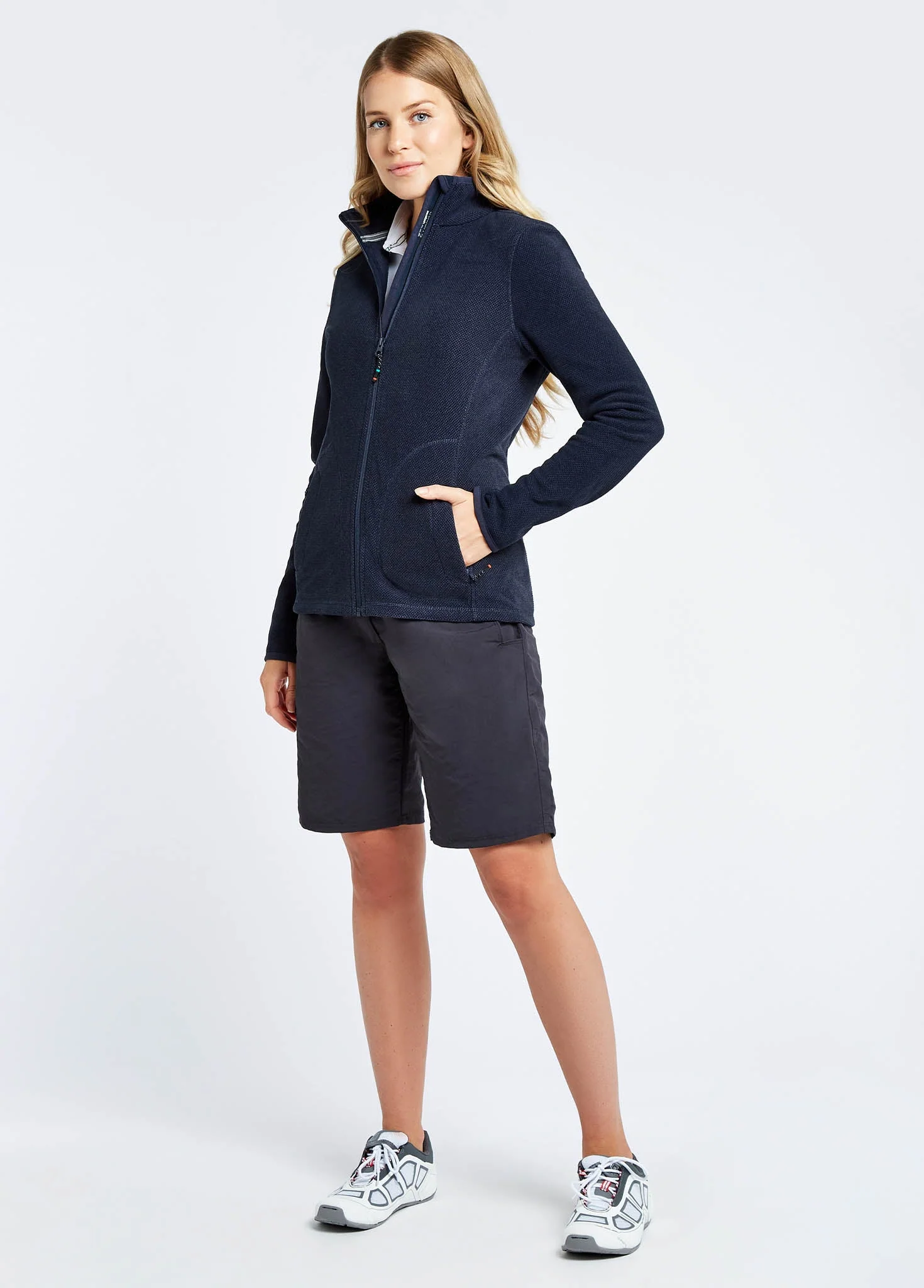 Sicily Women's Full-zip fleece - Navy - Image 2