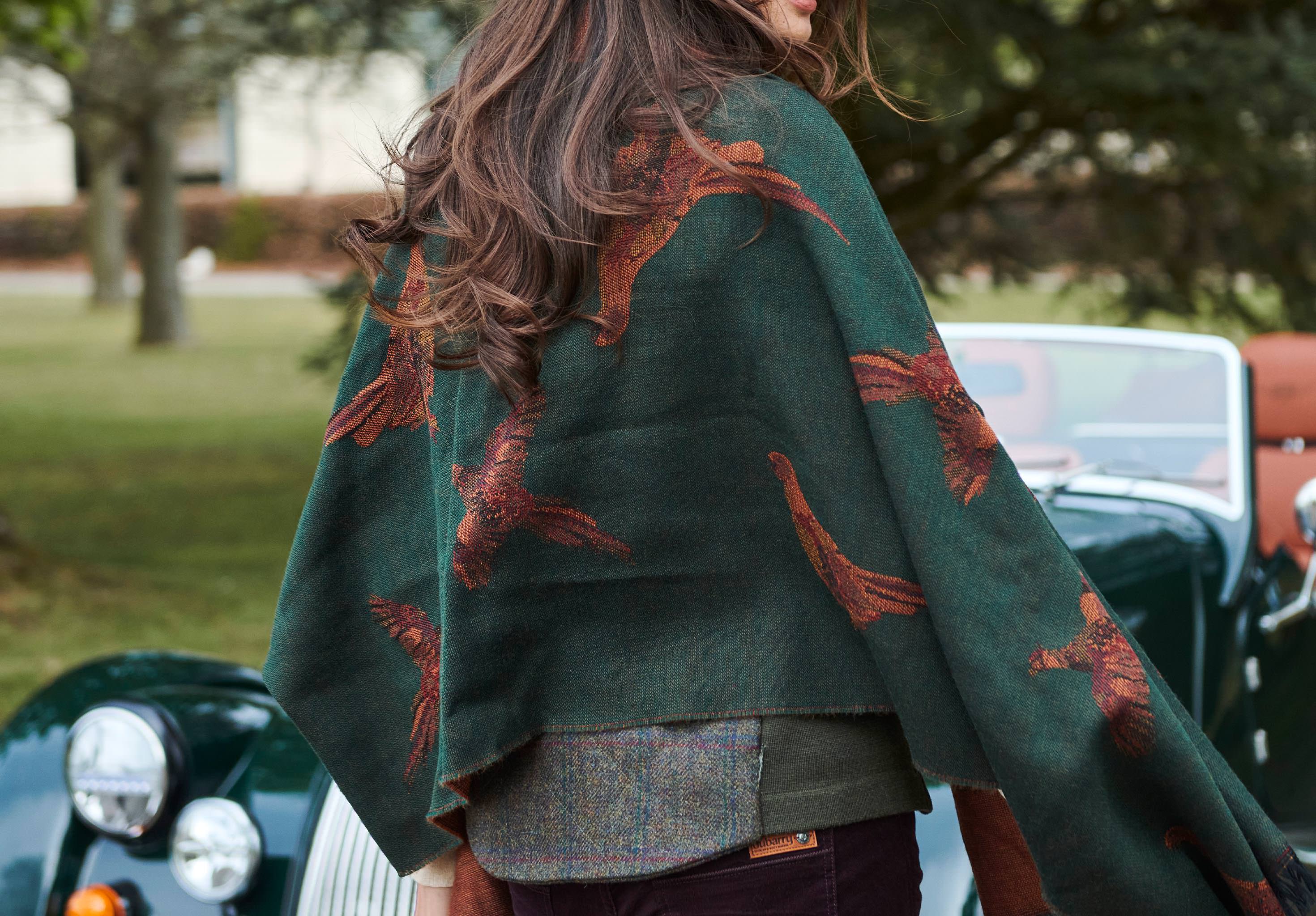 Birchdale Wool Stole - Ivy - Image 3