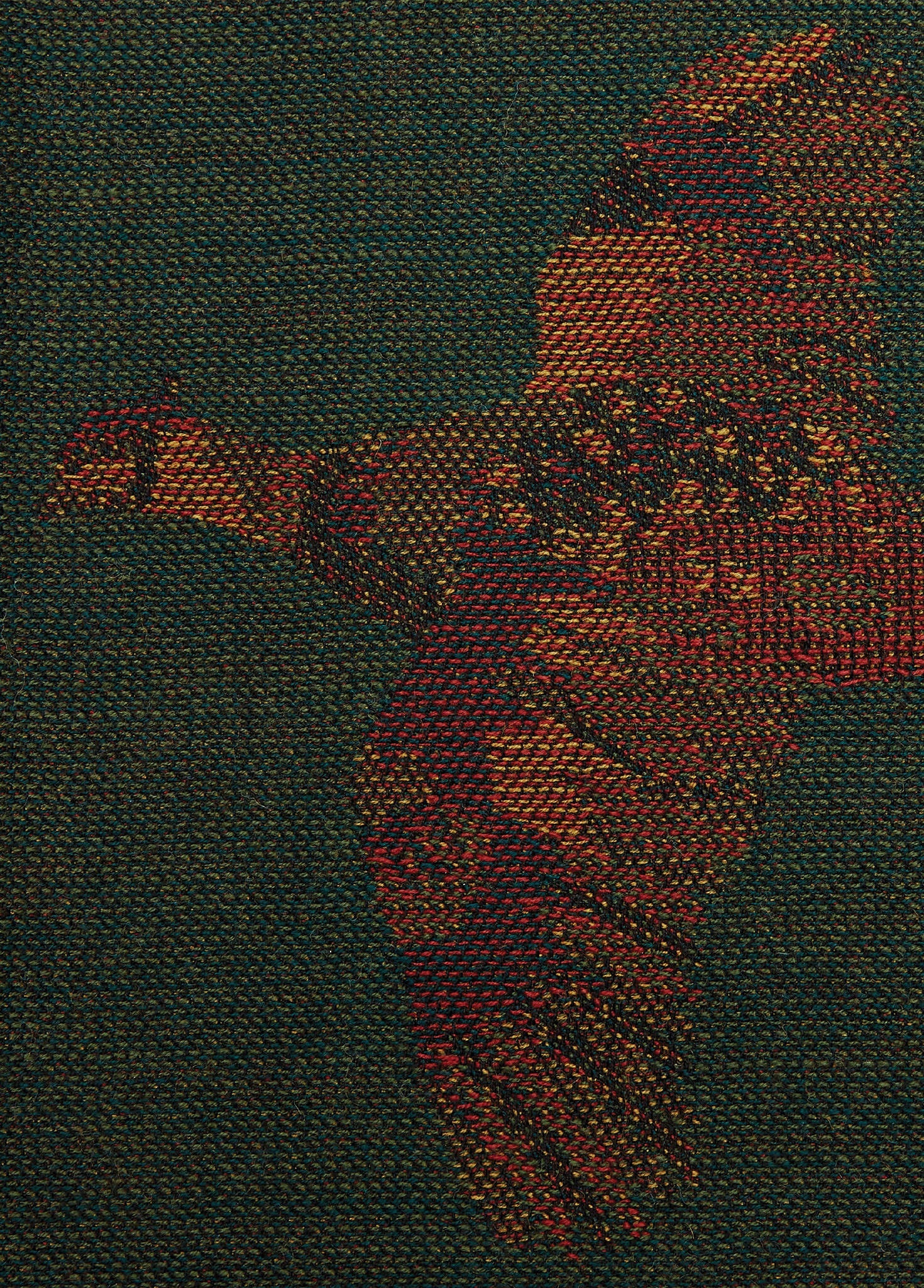 Birchdale Wool Stole - Ivy - Image 6