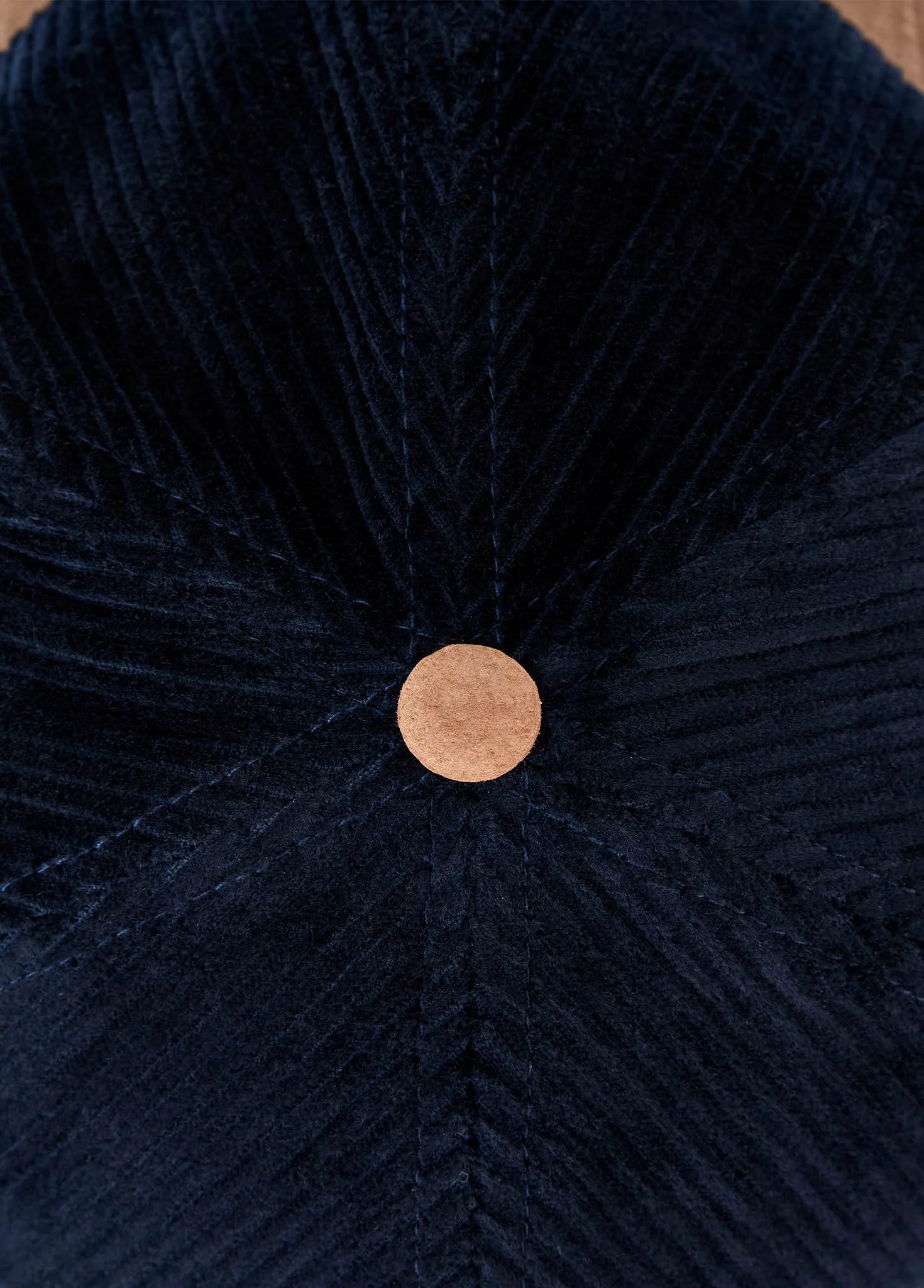 Marino Corduroy baseball cap - Navy - Image 5