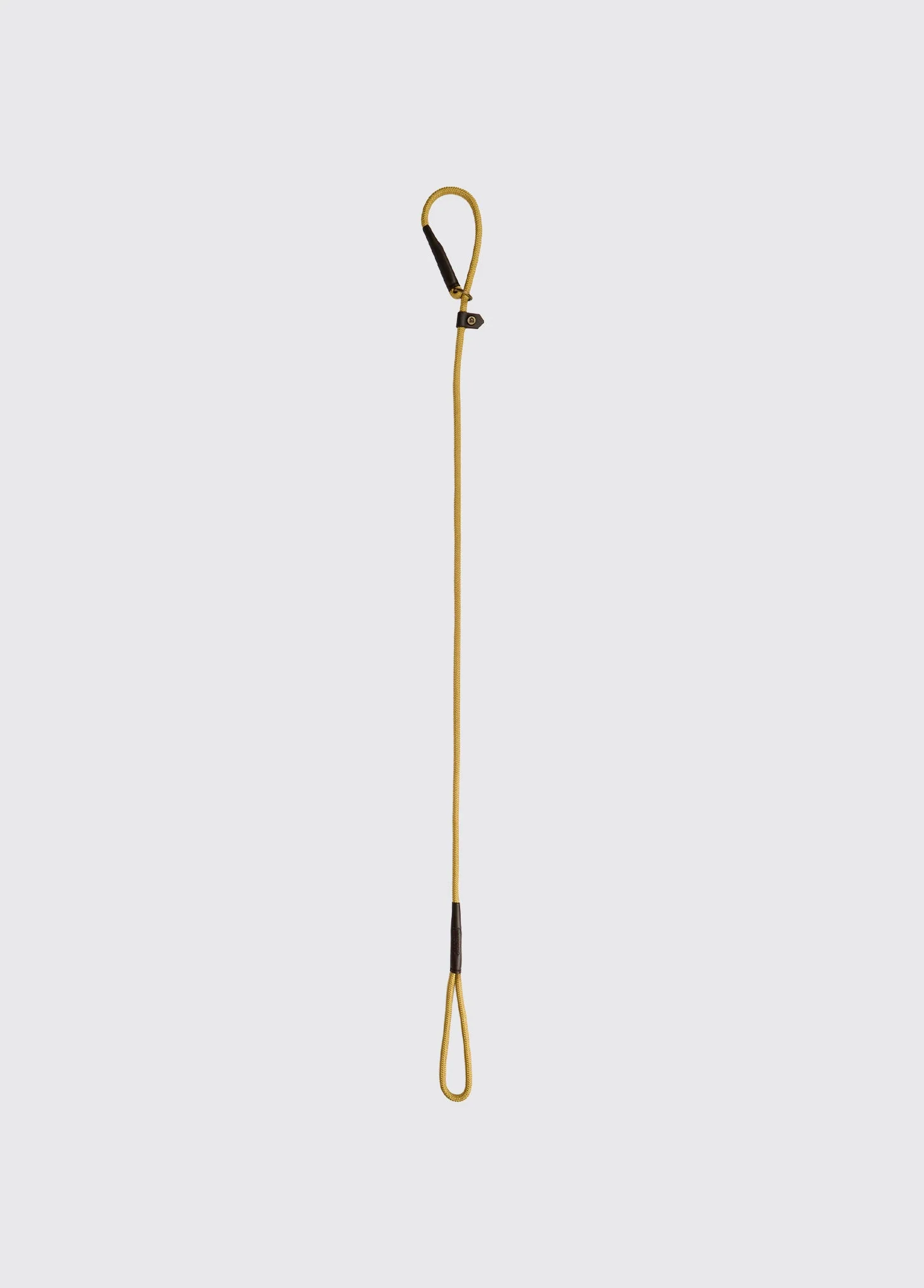 Marley 5ft Nylon Rope slip lead for dogs - Gold