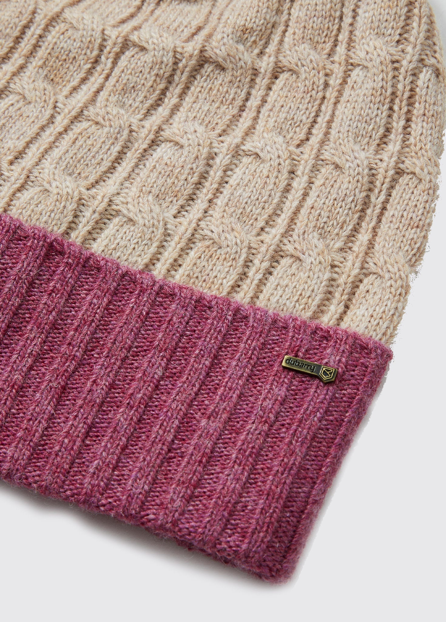 Meehan Women’s Knitted Hat - Oat - Image 2