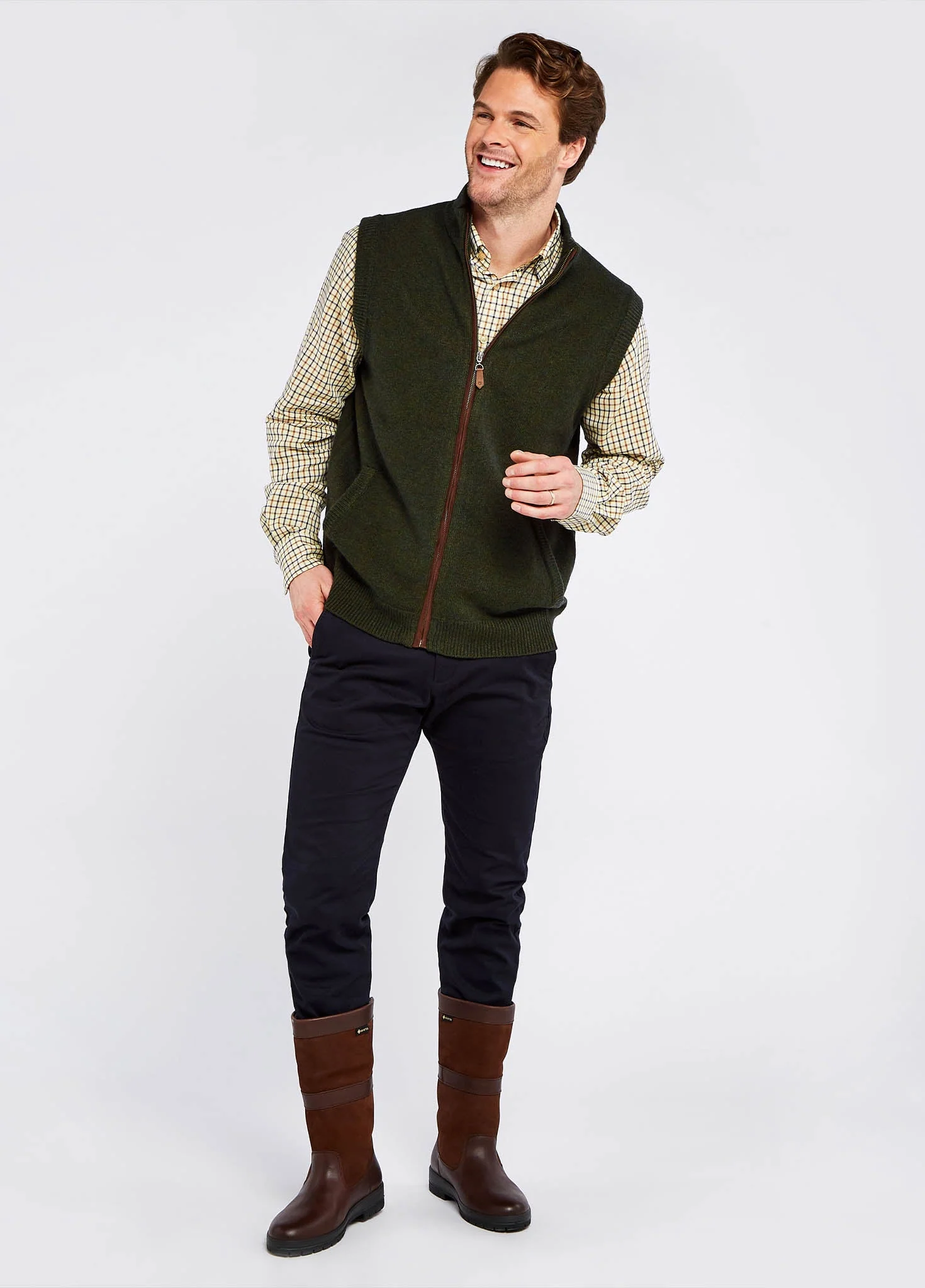 Upperwood Bodywarmer - Olive - Image 2
