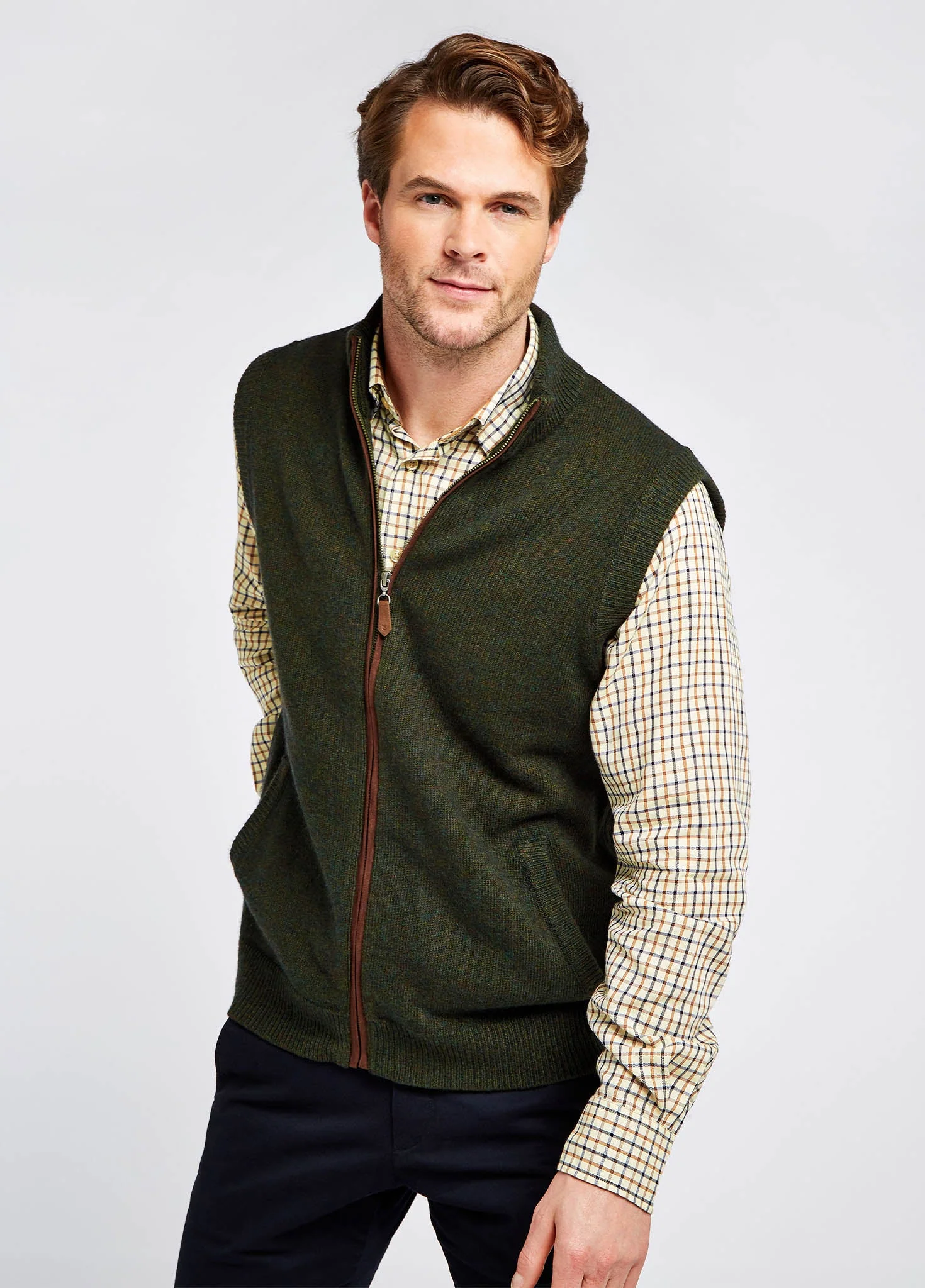 Upperwood Bodywarmer - Olive - Image 3