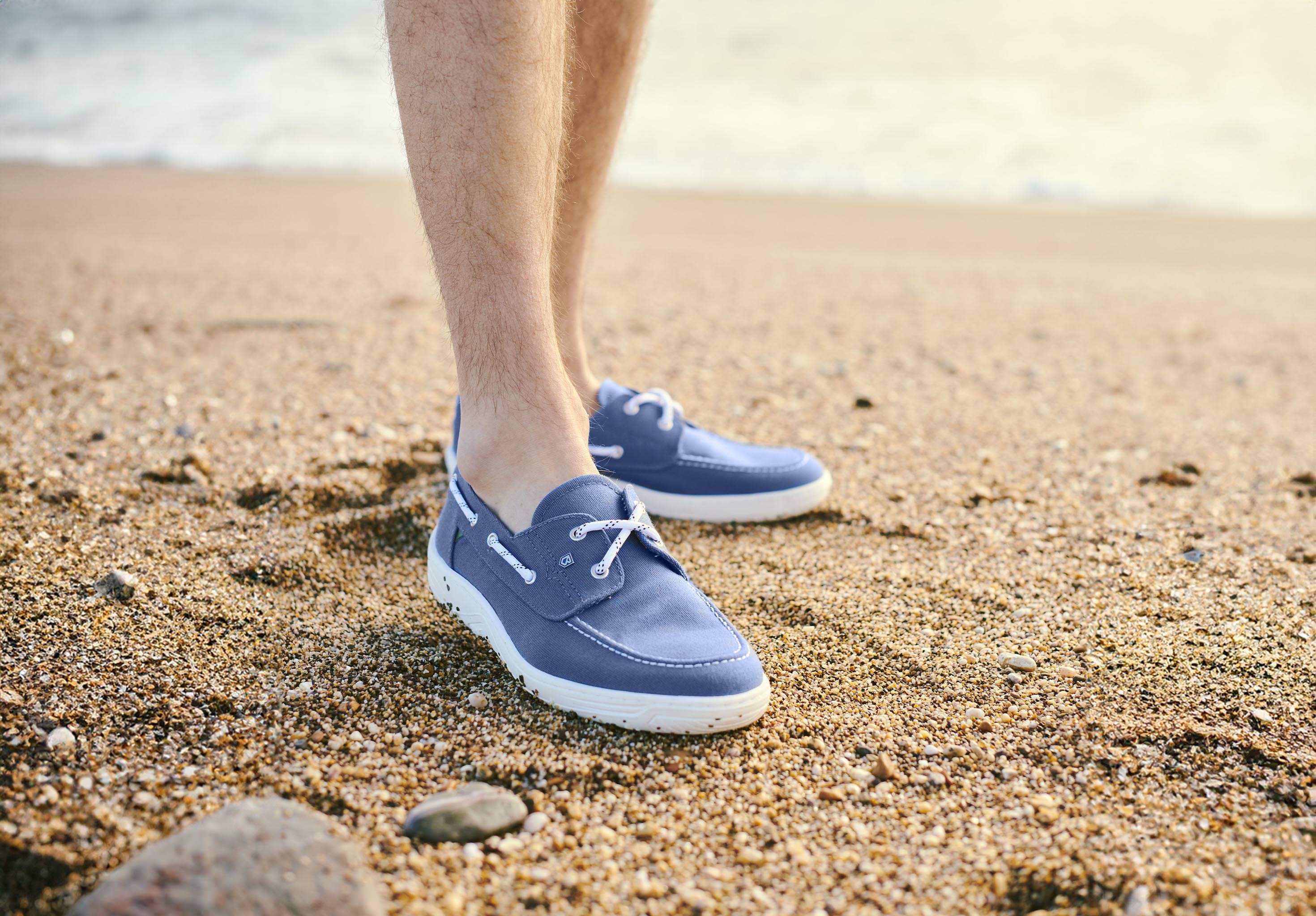 Santorini Canvas Deck Shoe - Denim - Image 3