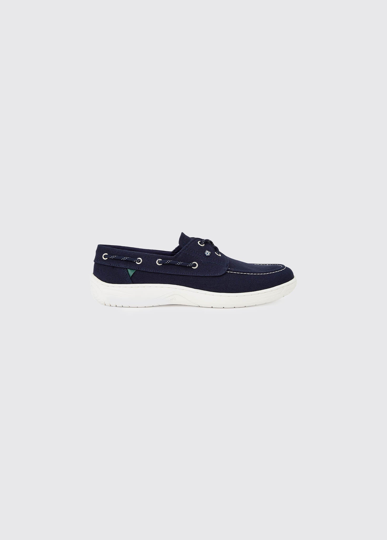 Santorini Canvas Deck Shoe - Navy - Image 4