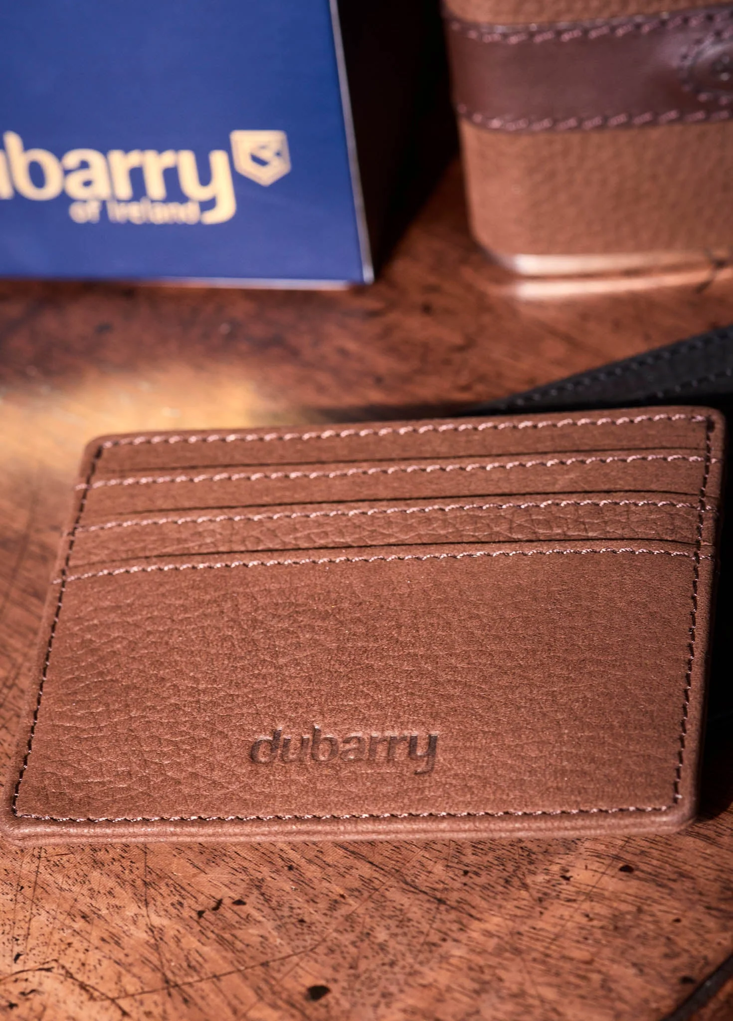 Brooklodge Mens Card Holder - Walnut - Image 3