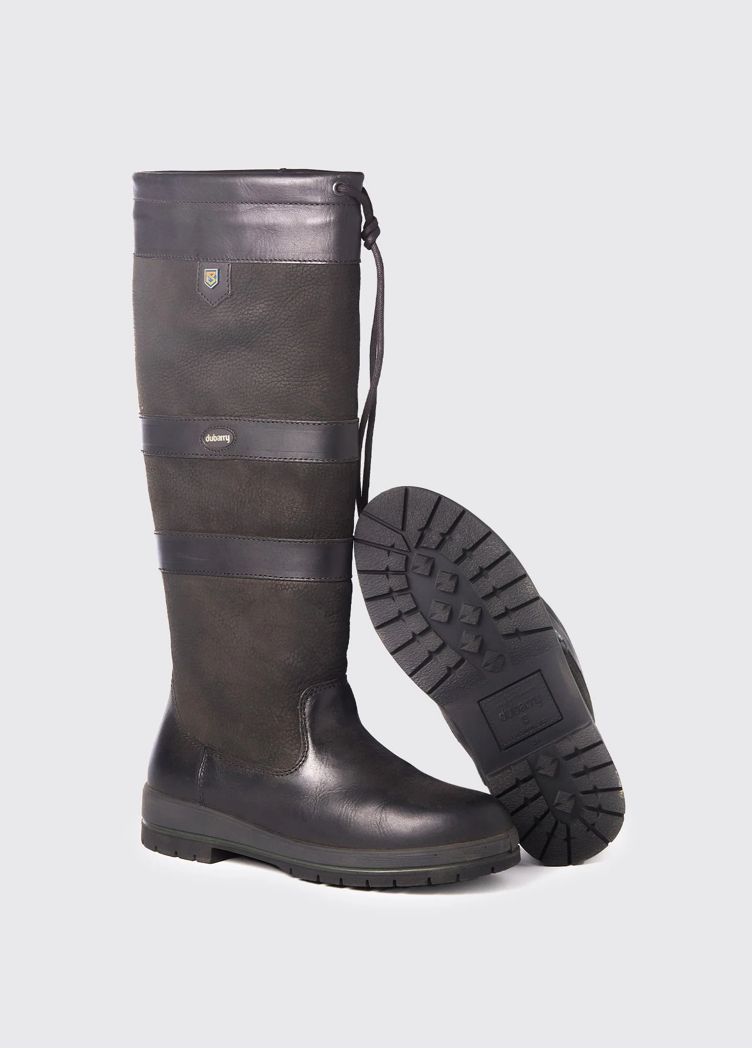 Galway Mens Country Boot - Black - Image 2