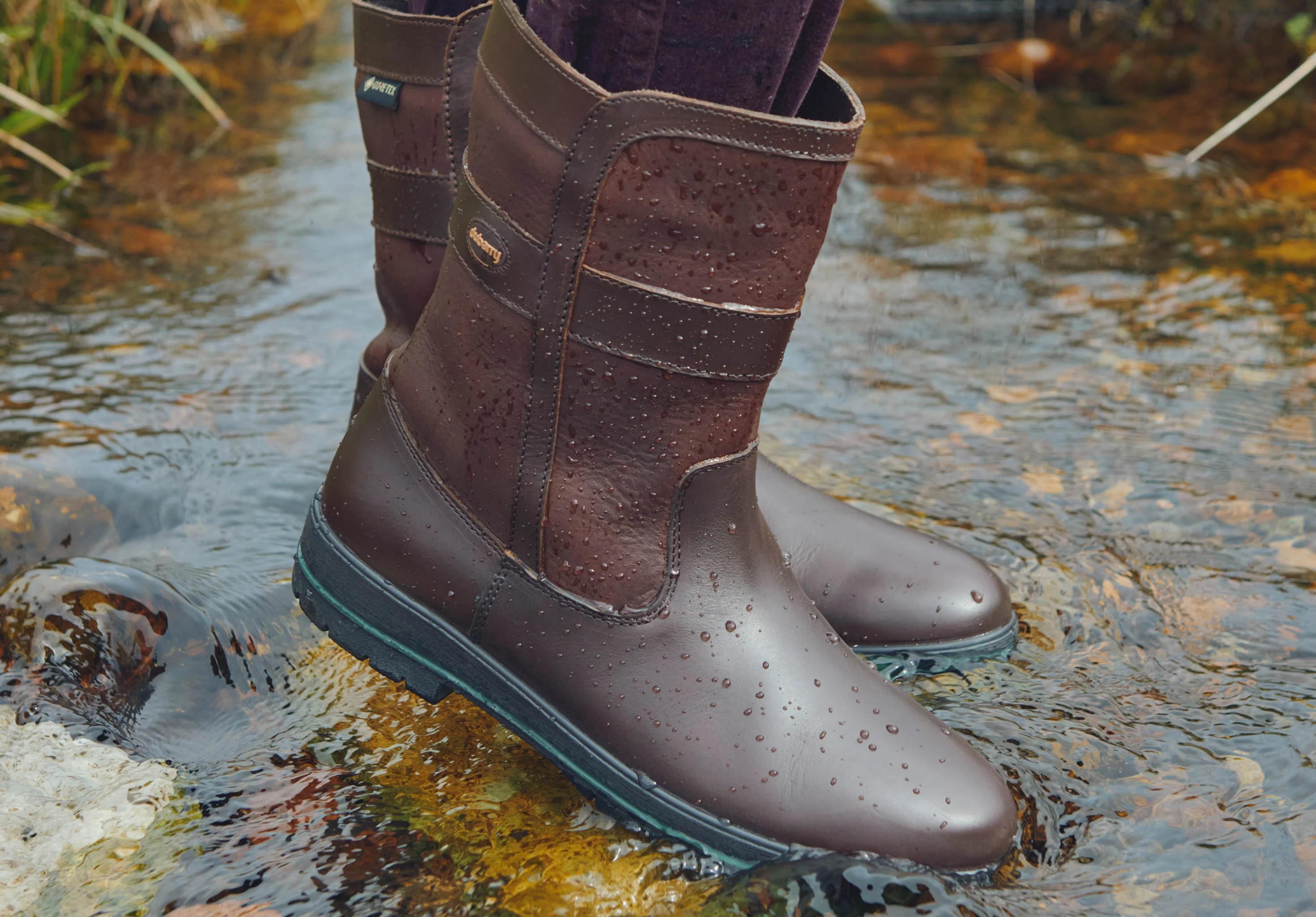 Roscommon Mens Country Boot - Mocha - Image 3