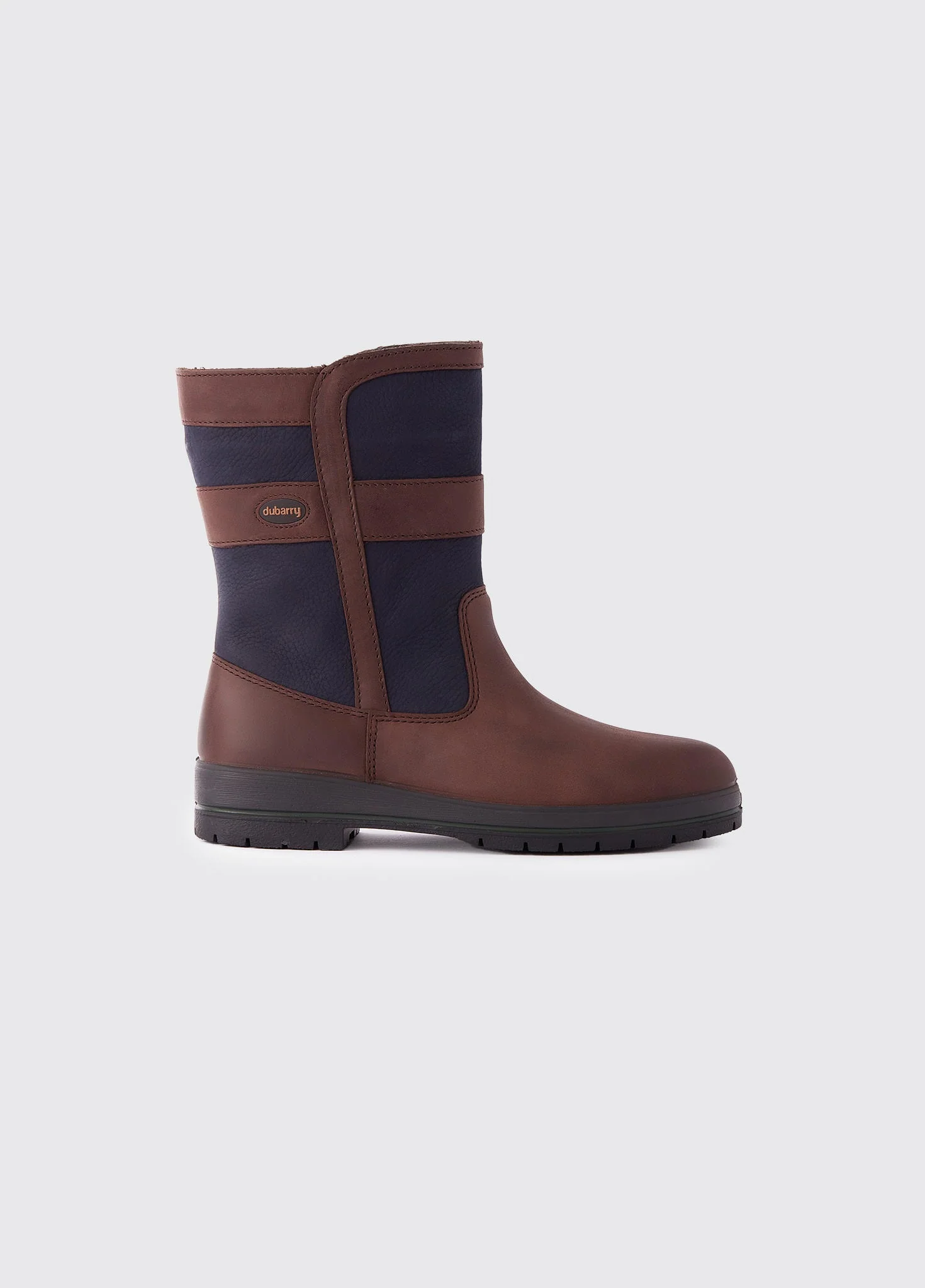 Roscommon Mens Country Boot - Navy/Brown - Image 4