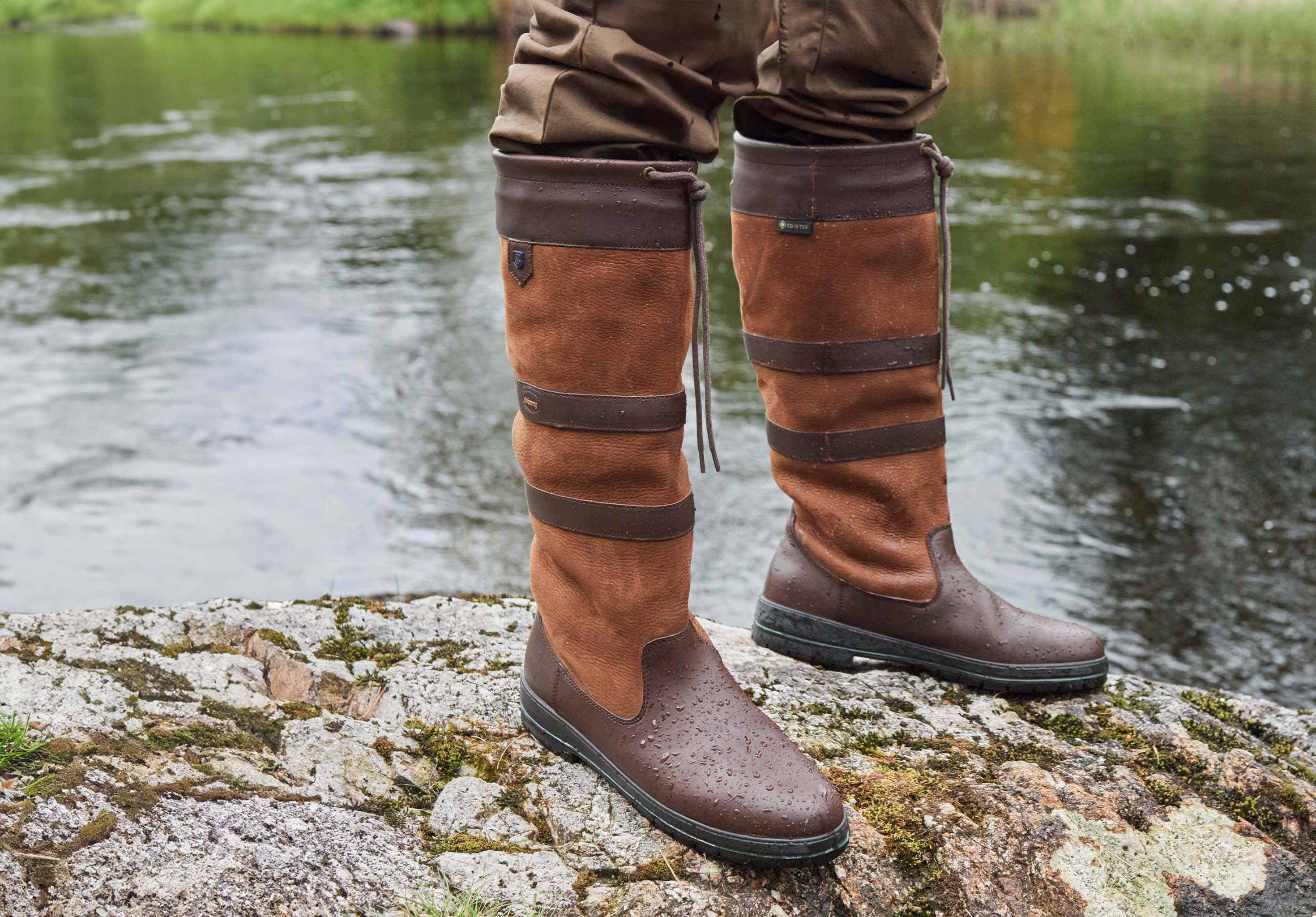 Galway Mens Country Boot - Walnut - Image 2