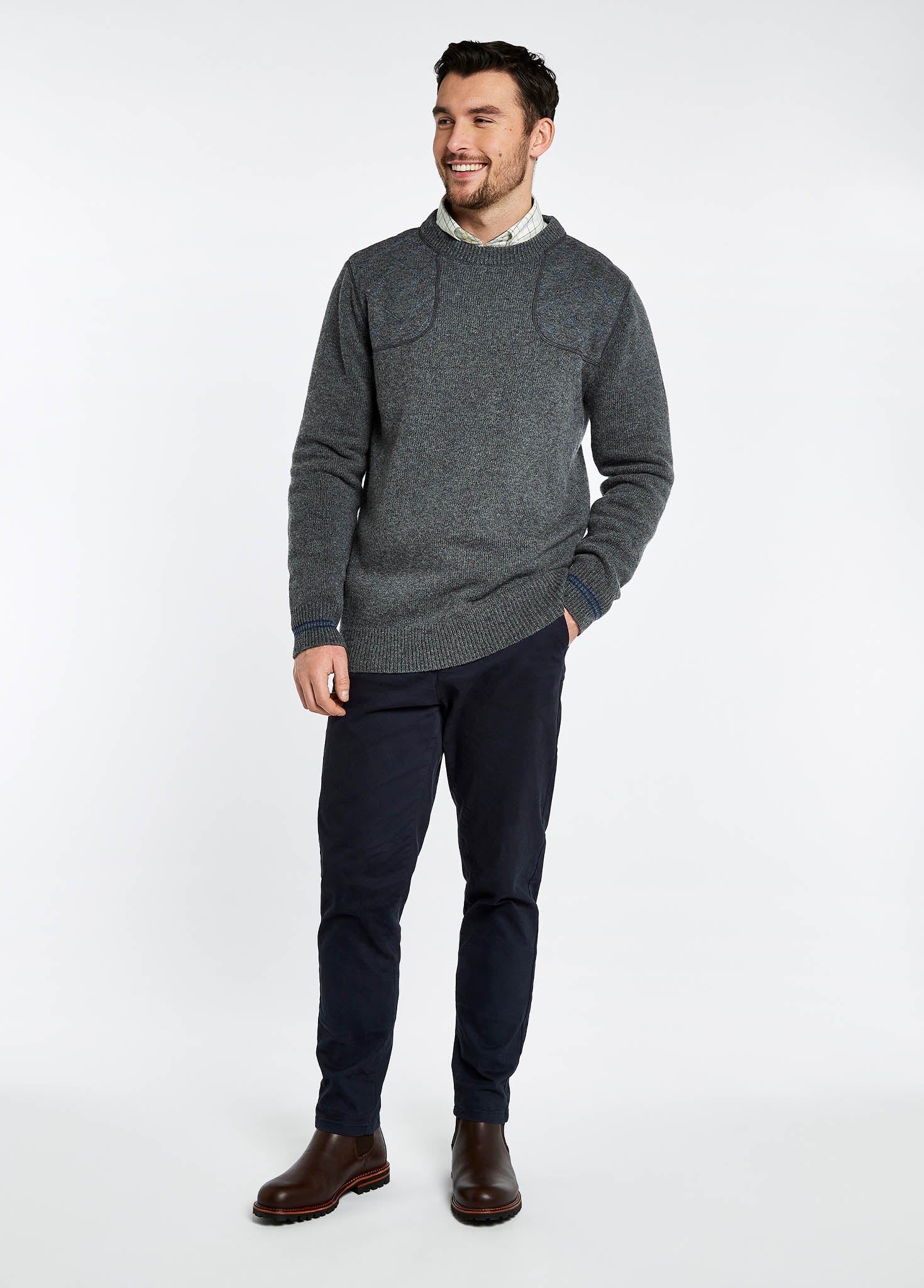 Clarinbridge Crew Neck Sweater - Carbon - Image 2