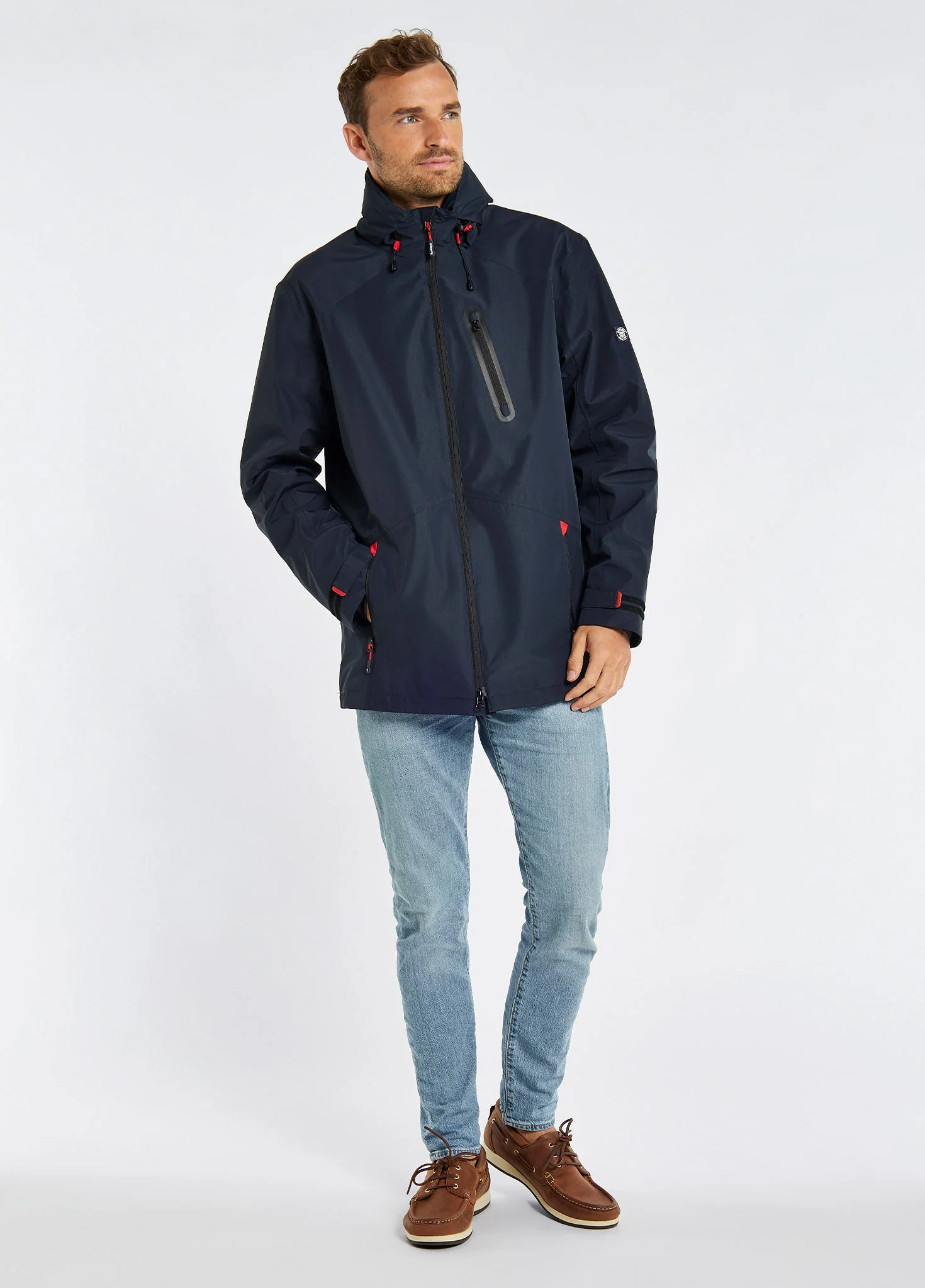 Crossbarry Waterproof Jacket - Navy - Image 2