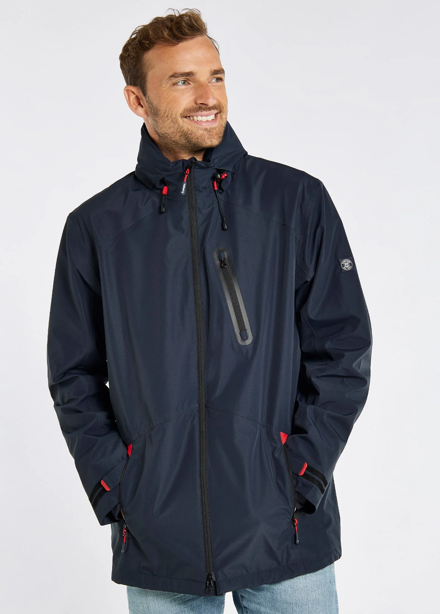 Crossbarry Waterproof Jacket - Navy - Image 4
