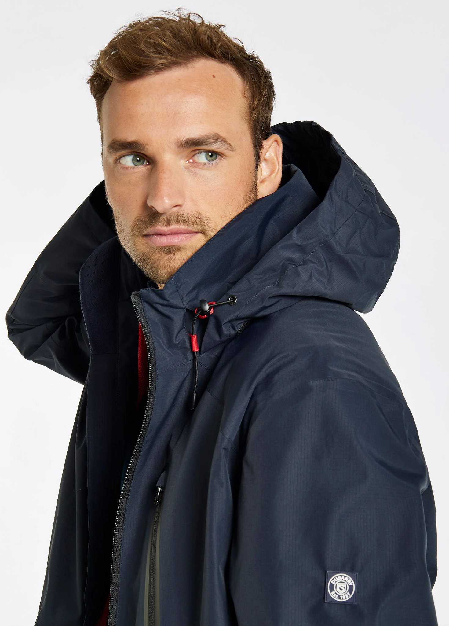 Crossbarry Waterproof Jacket - Navy - Image 9