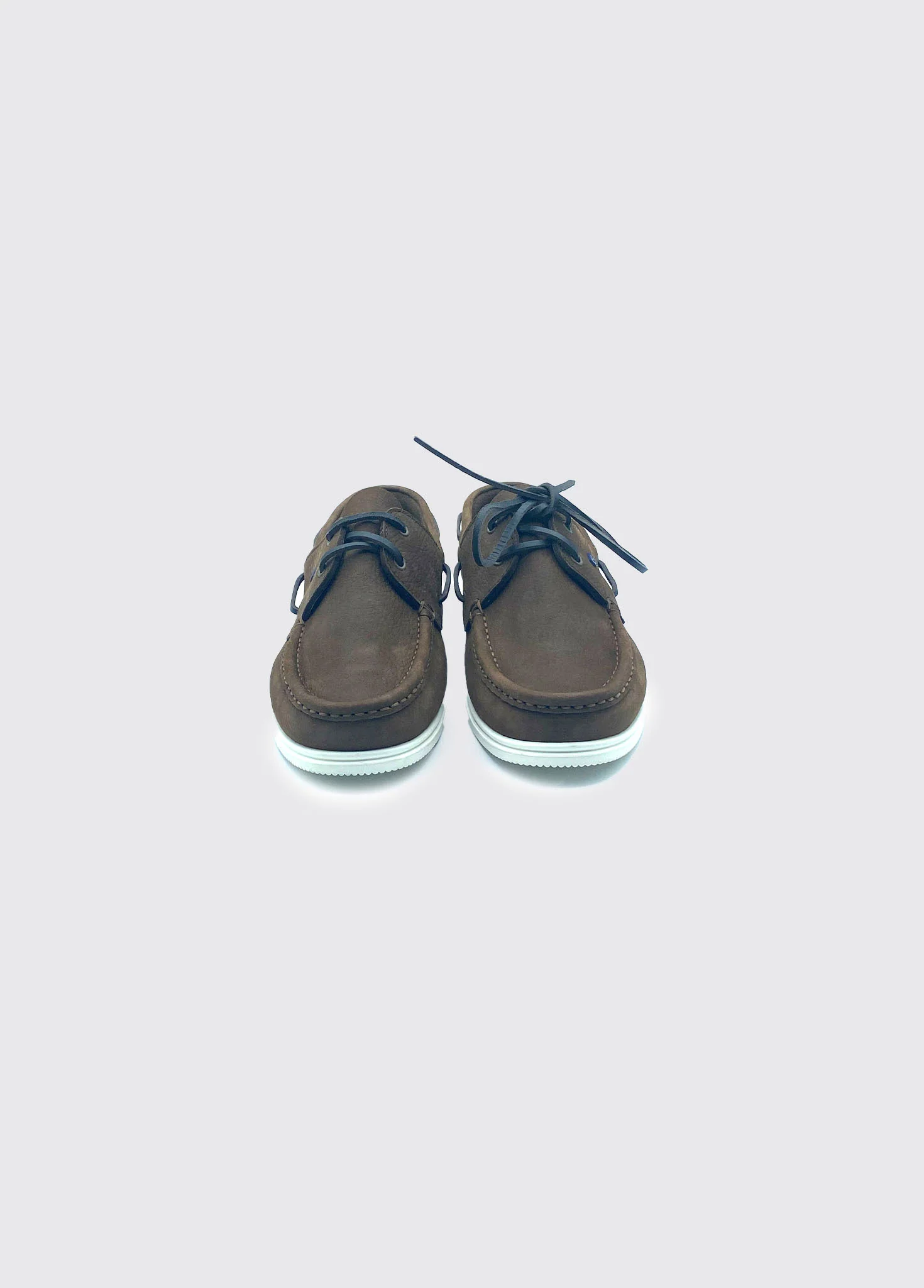 Admirals Men's Deck Shoe - Walnut - Image 6