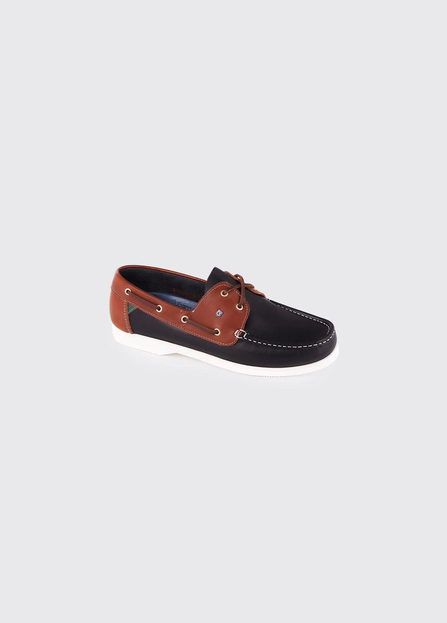 Admirals Men's Deck Shoe - Navy/Brown - Image 5