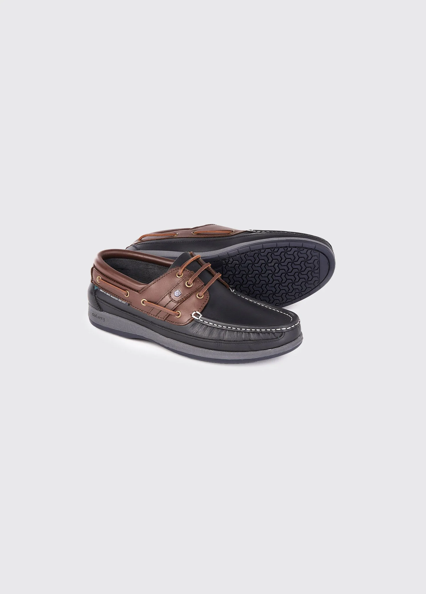 Atlantic Deck Shoe - Navy/Mahogany - Image 2