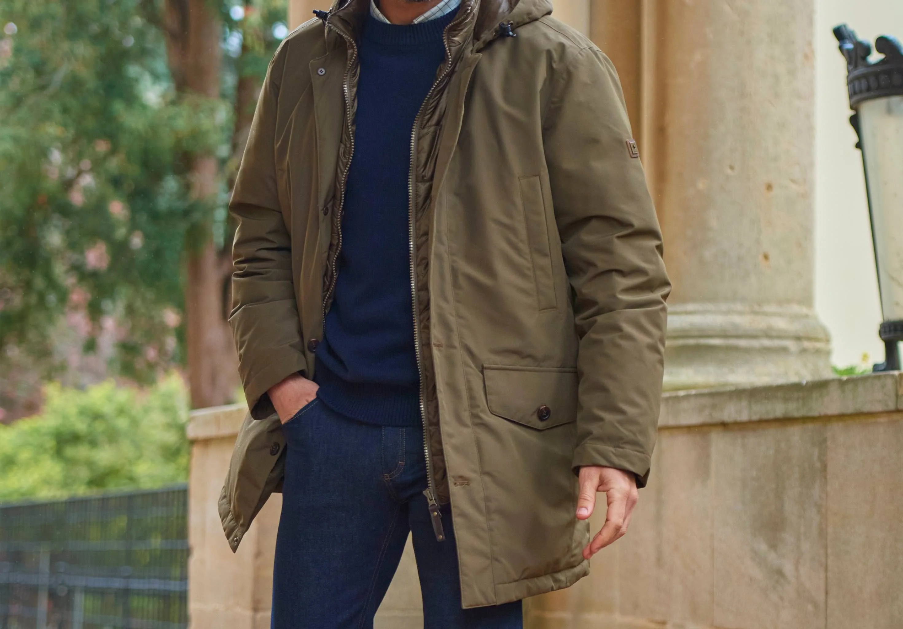 Urlingford Down Parka Jacket - Breen - Image 2