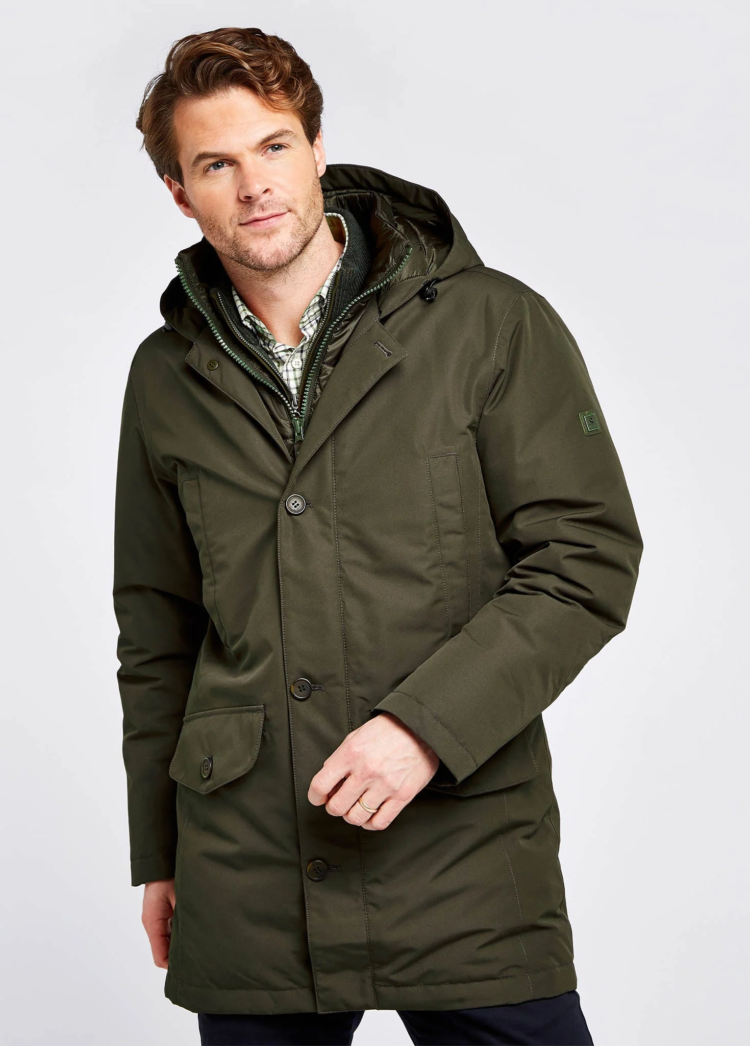 Urlingford Down Parka Jacket - Ivy - Image 4
