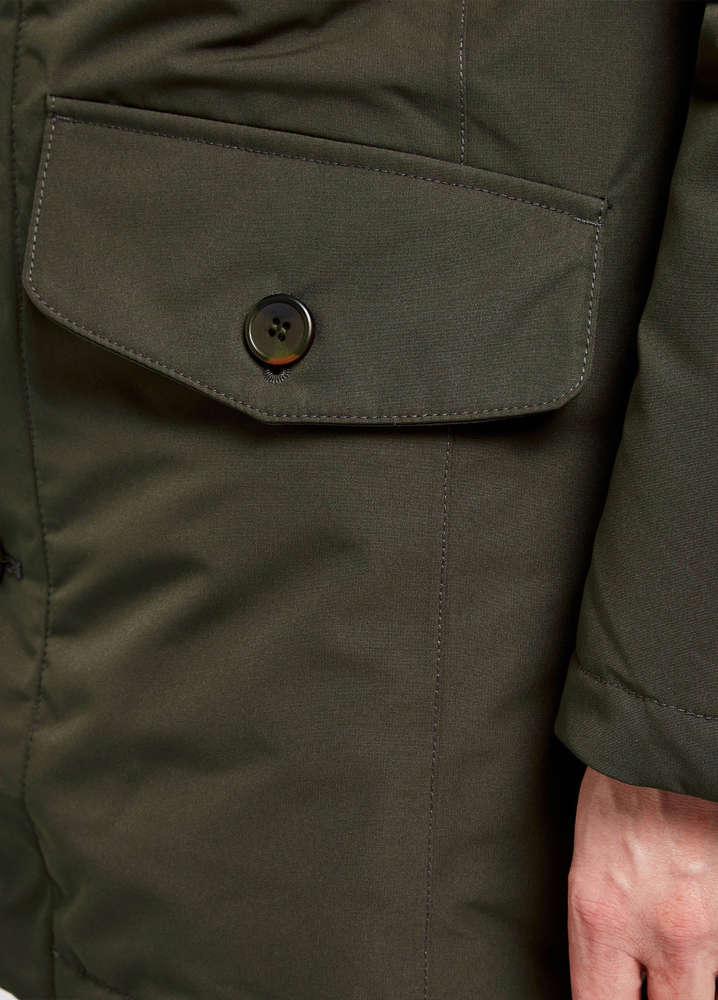 Urlingford Down Parka Jacket - Ivy - Image 7