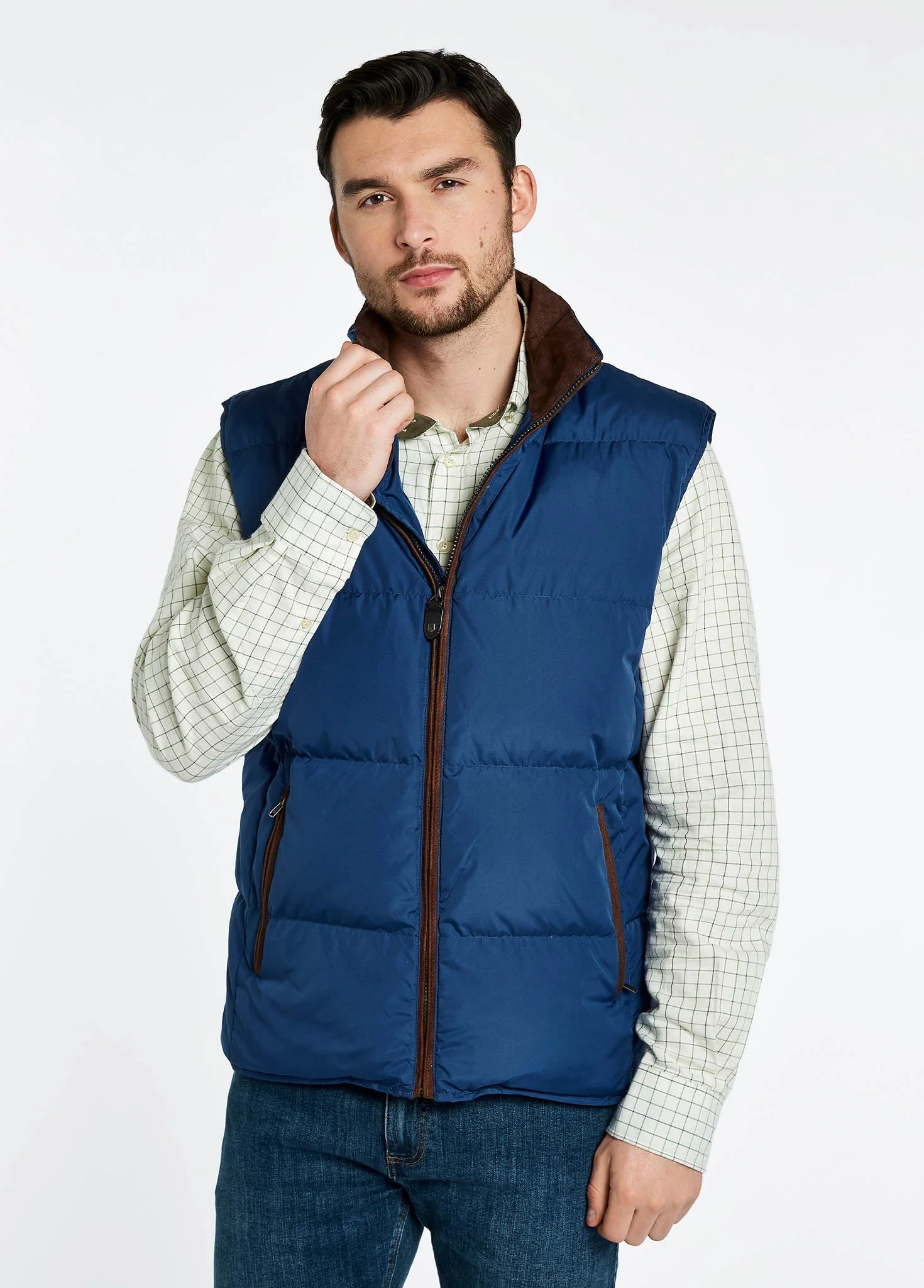 Graystown Down-filled Gilet - Peacock Blue - Image 3