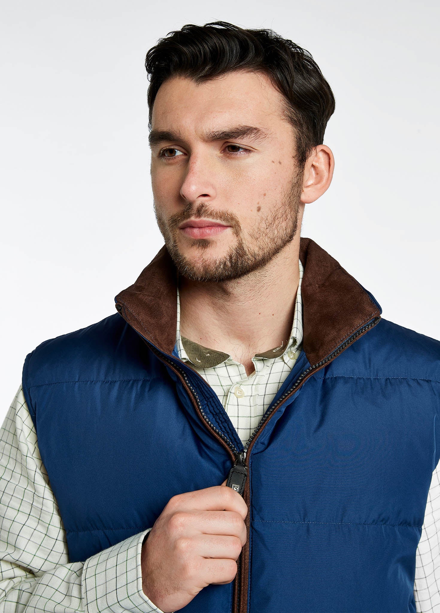 Graystown Down-filled Gilet - Peacock Blue - Image 4