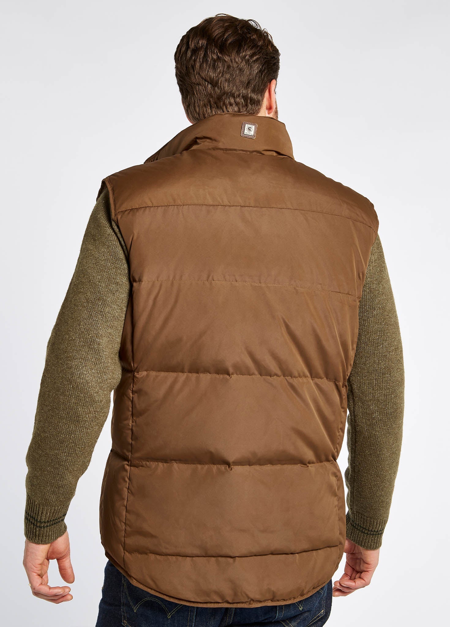 Graystown Mens Down-filled Gilet - Walnut - Image 5