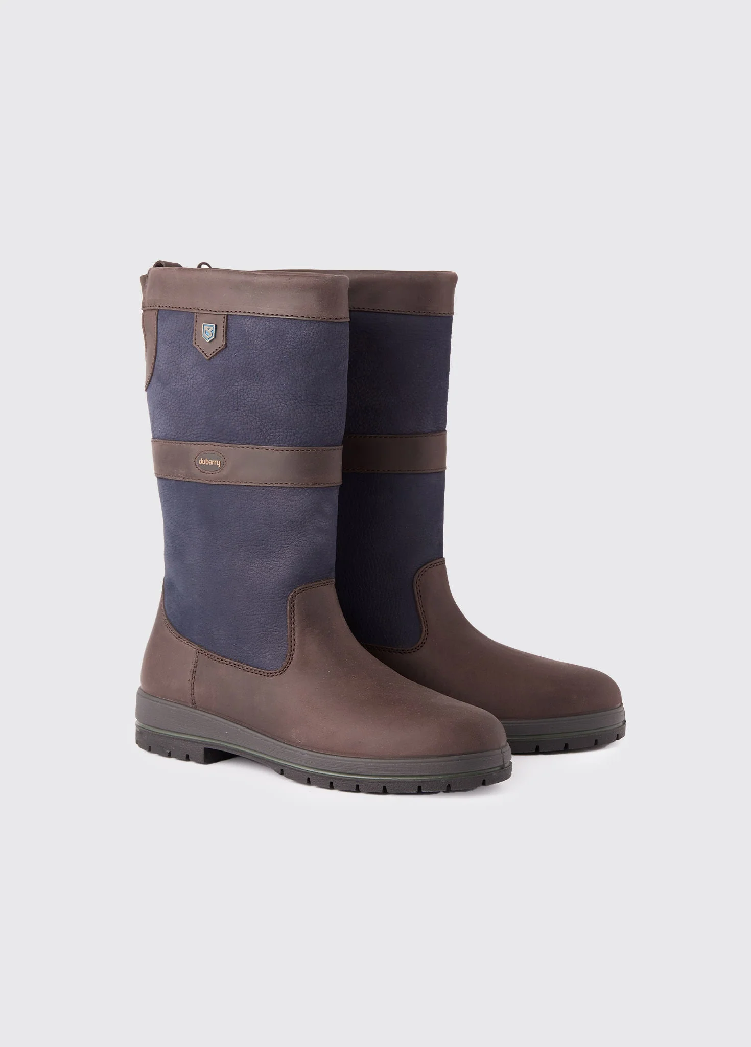 Kildare Mens ExtraFit™ Country Boot - Navy/Brown