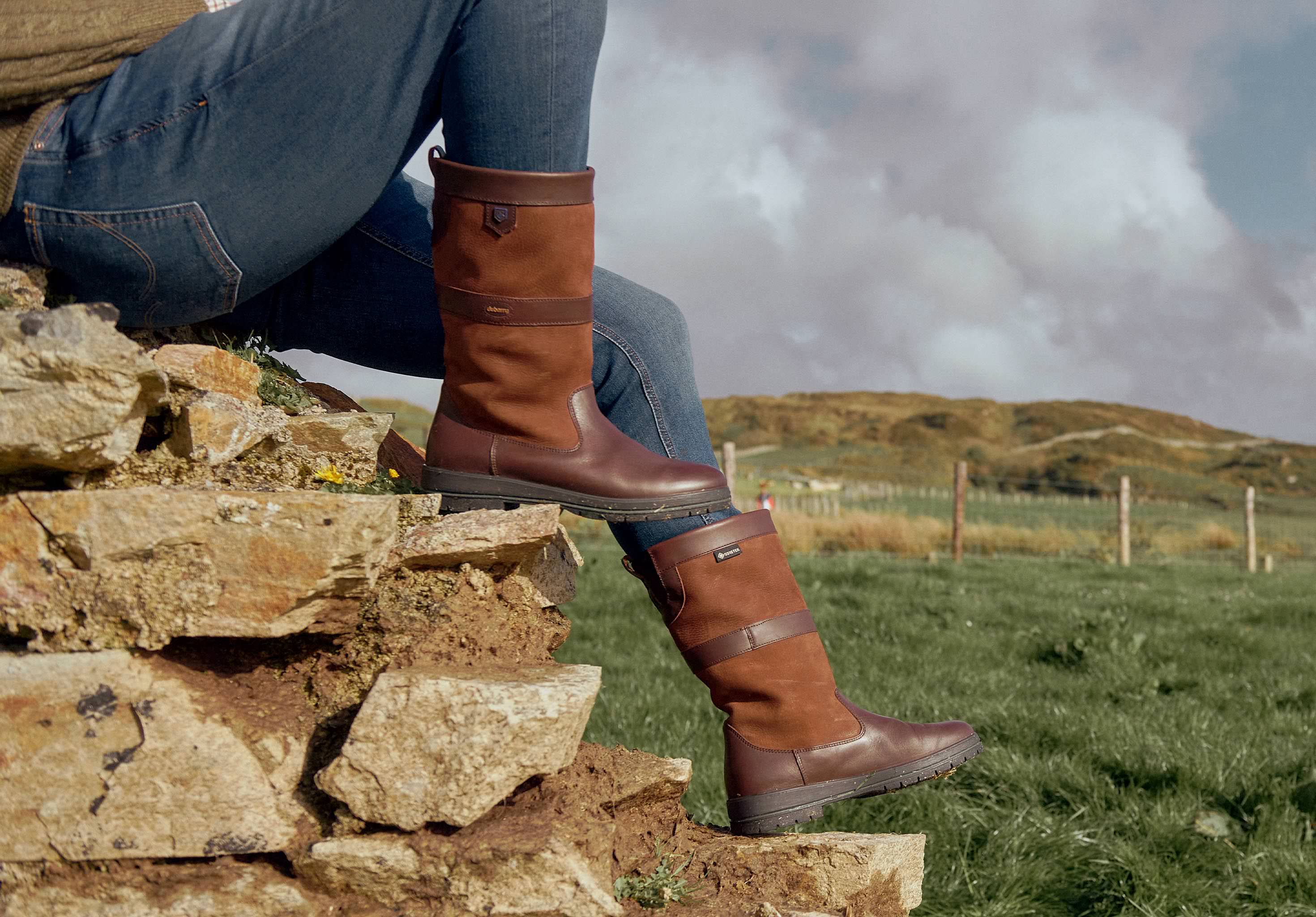 Kildare Mens ExtraFit™ Country Boot - Walnut - Image 3
