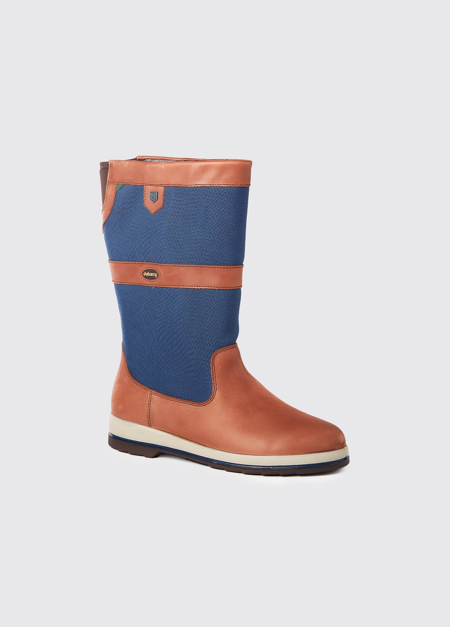 Shamrock Men's ExtraFit™ Sailing Boot - Navy/Brown - Image 5