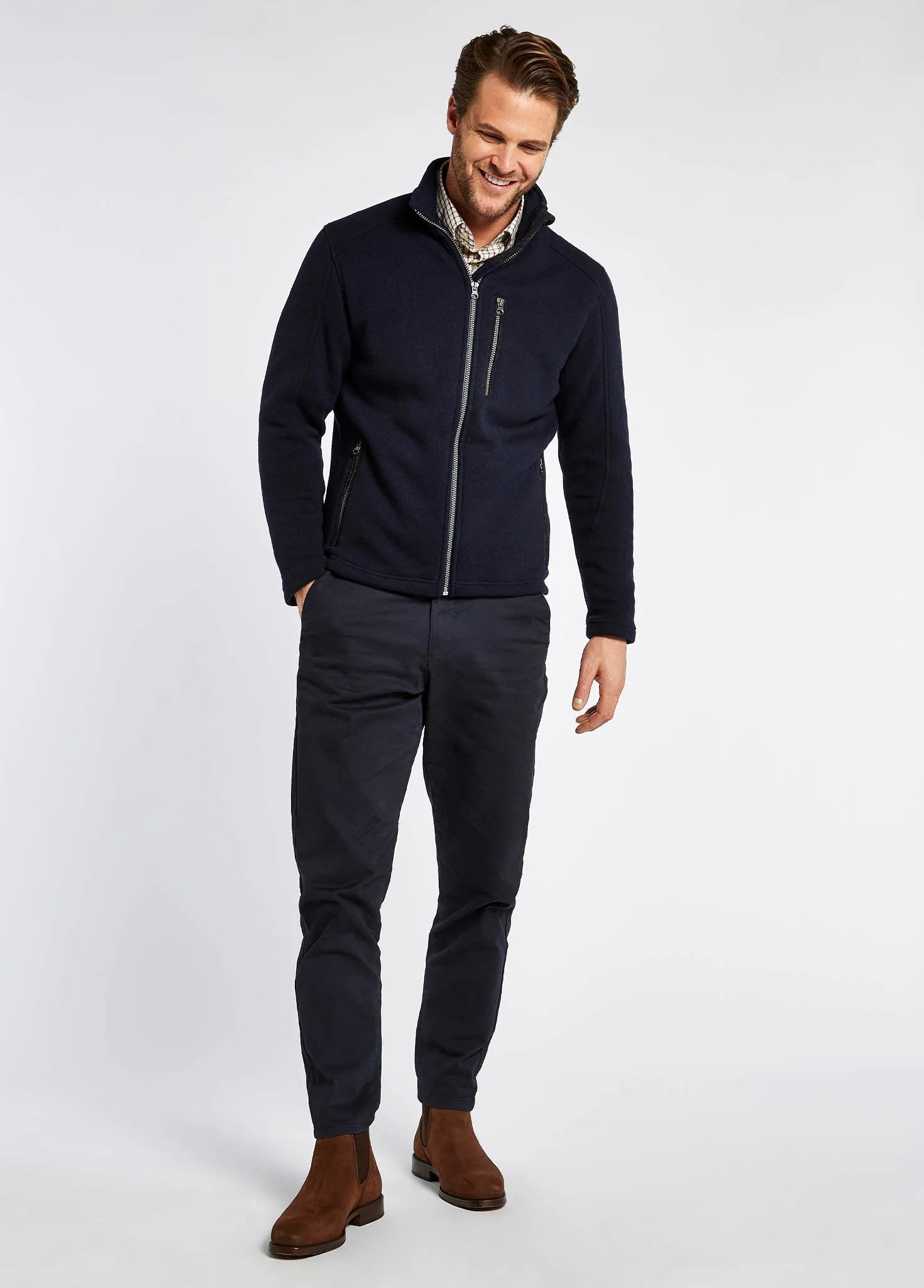 Whitepark Full Zip Jacket - Navy - Image 2