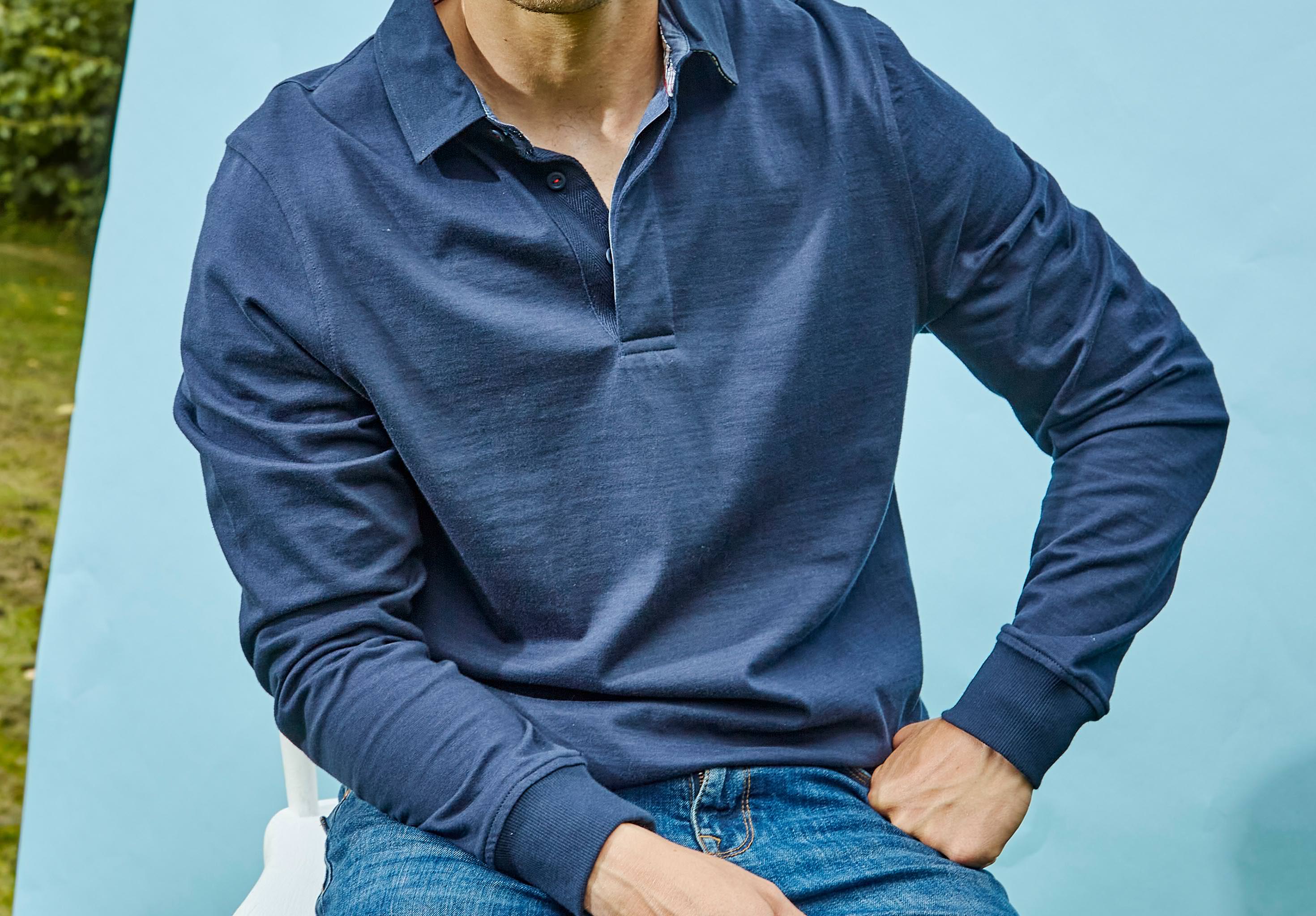 Furlong rugby top - Navy - Image 3