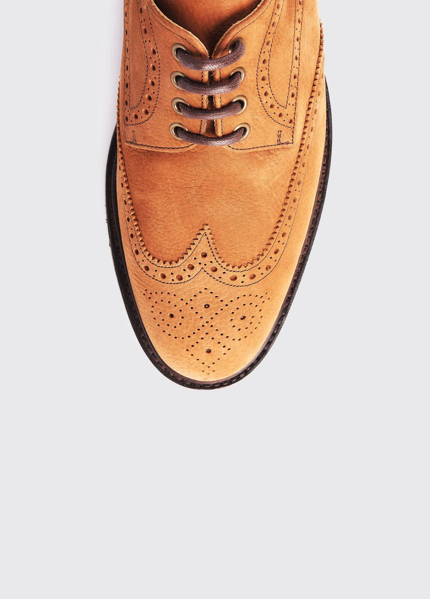Derry Goodyear Brogue Shoes - Brown - Image 7