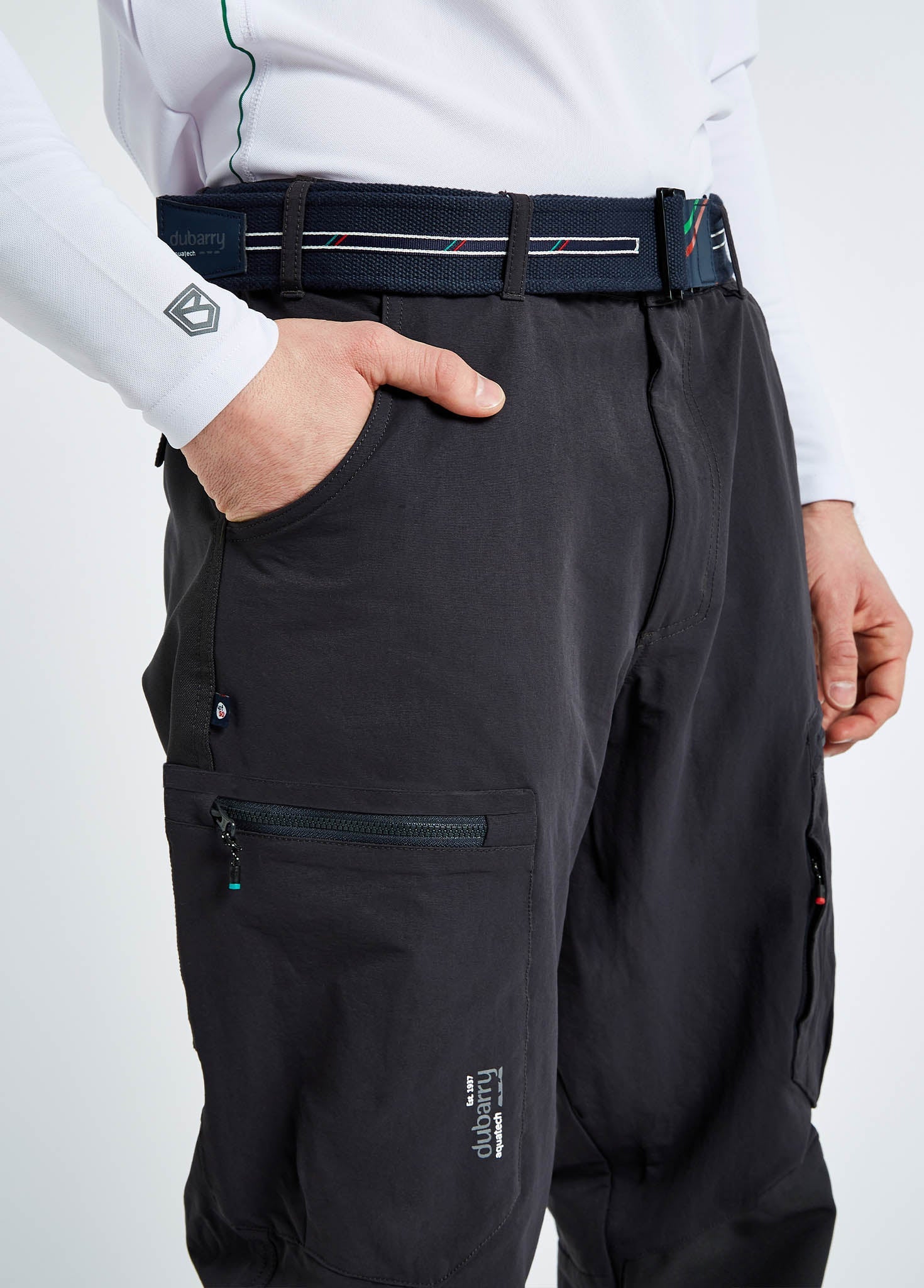 Dubrovnik Mens - Technical trousers Regular - Graphite - Image 5
