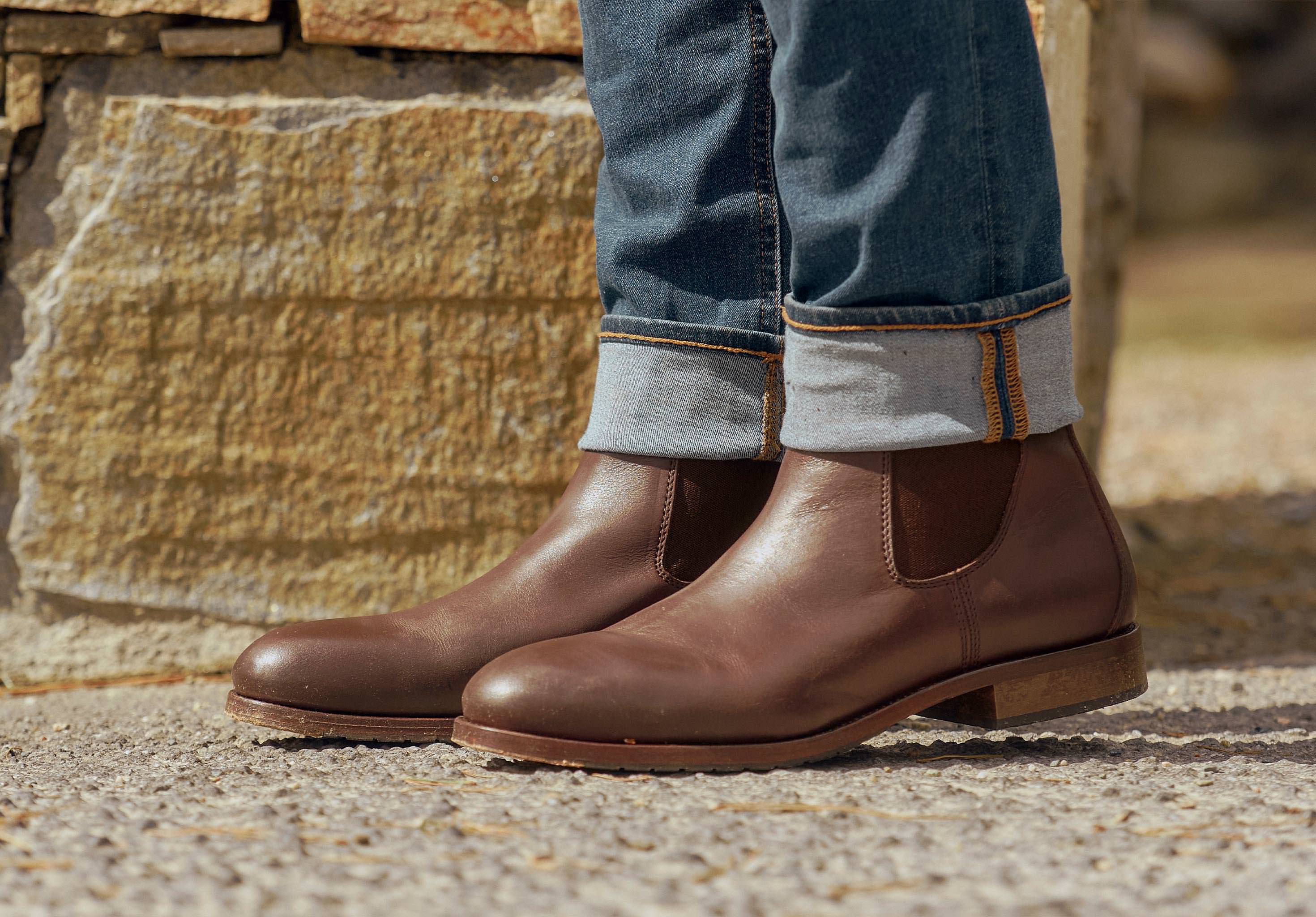 Kerry Leather Soled Boot - Mahogany - Image 3