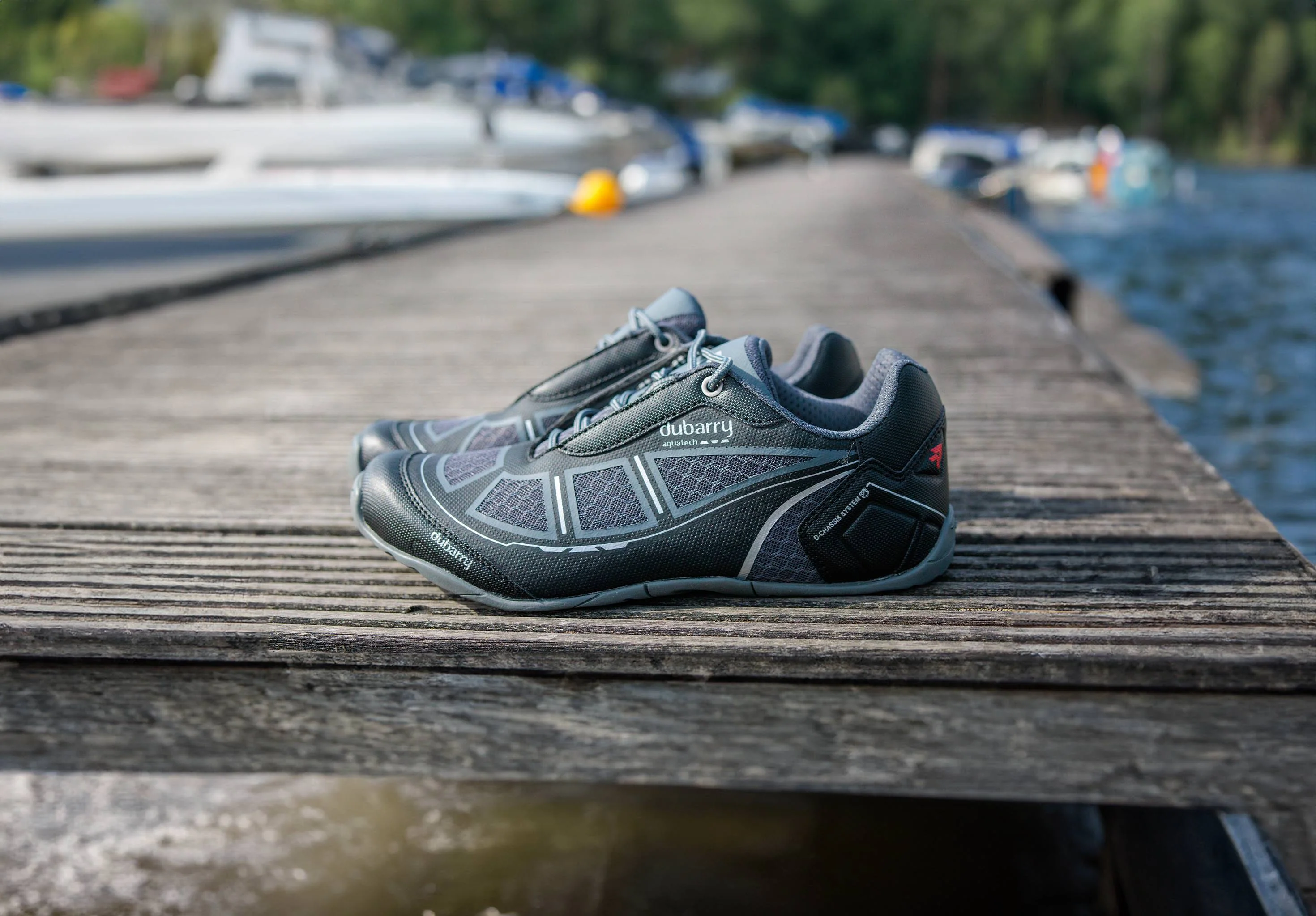 Sydney Men's Lightweight Performance Sailing Shoe - Carbon - Image 3
