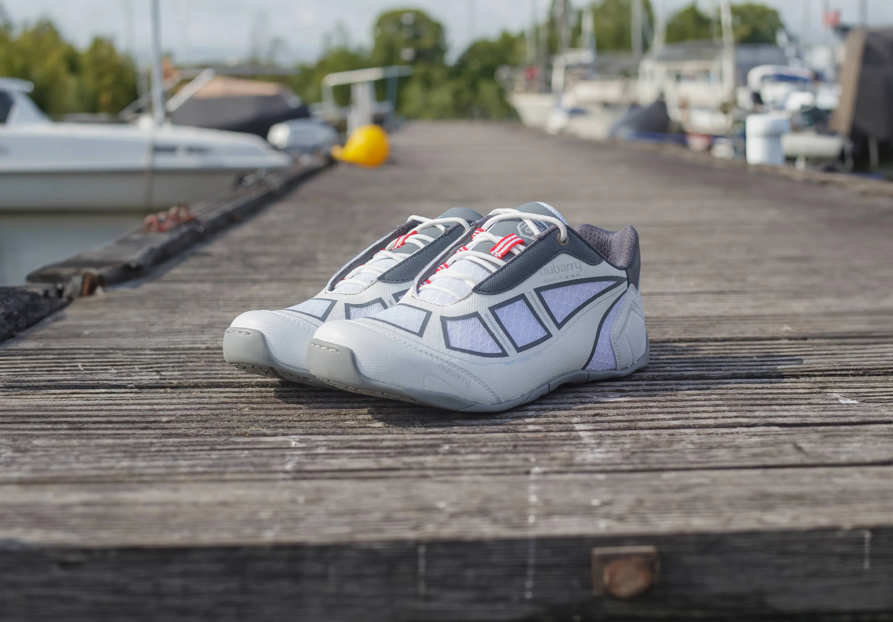 Sydney Men's Lightweight Performance Sailing Shoe - White - Image 3