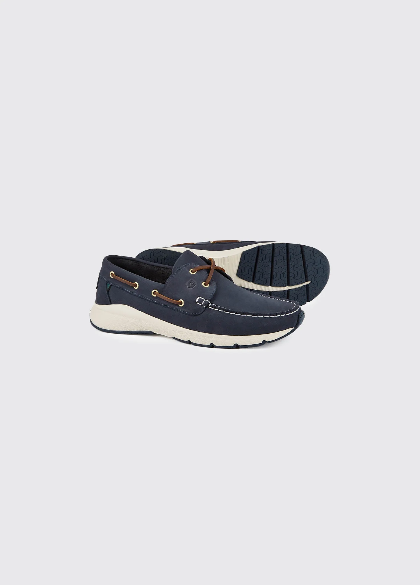 Dungarvan Mens Lightweight Deck Shoe - Denim - Image 2