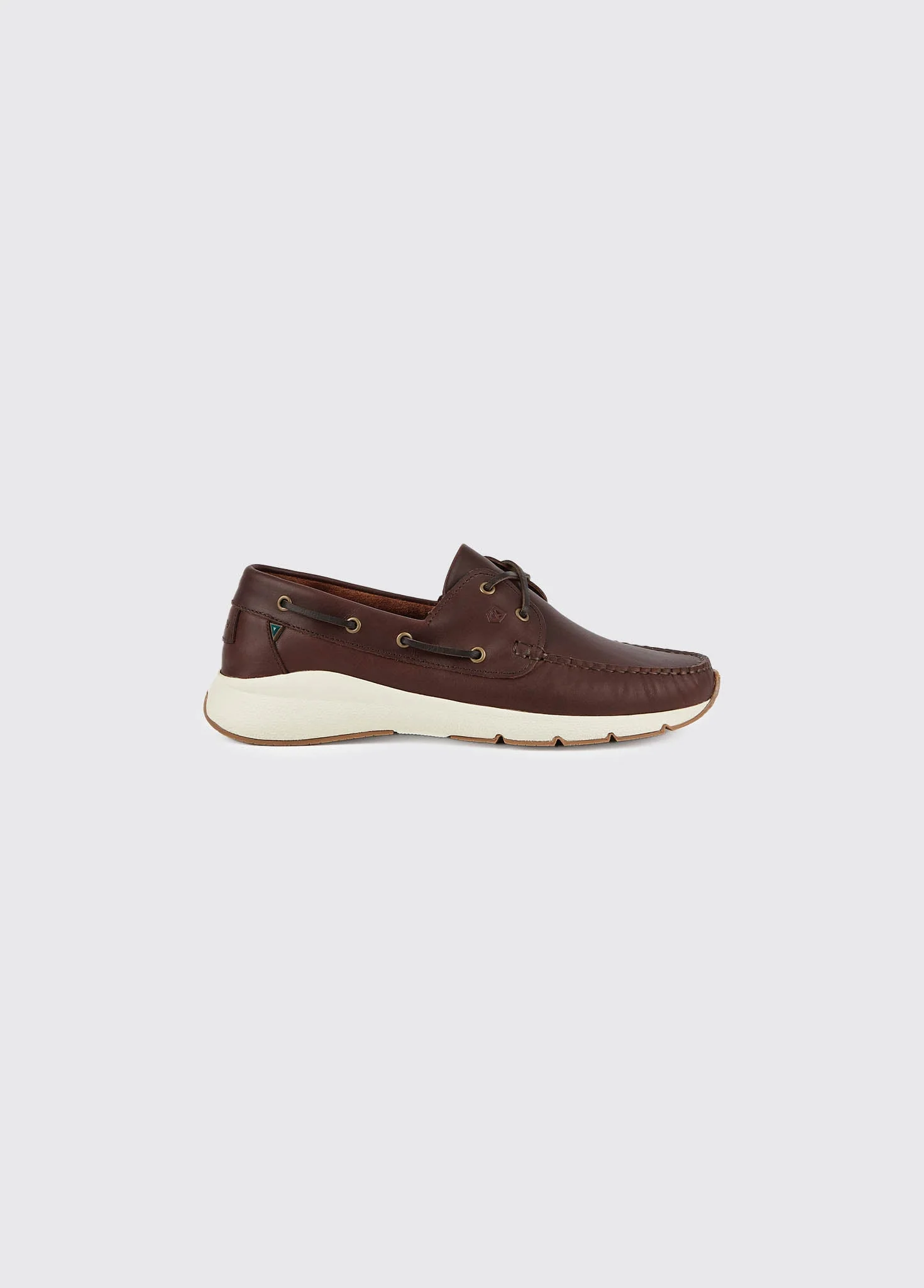 Dungarvan Mens Lightweight Deck Shoe - Mahogany - Image 3