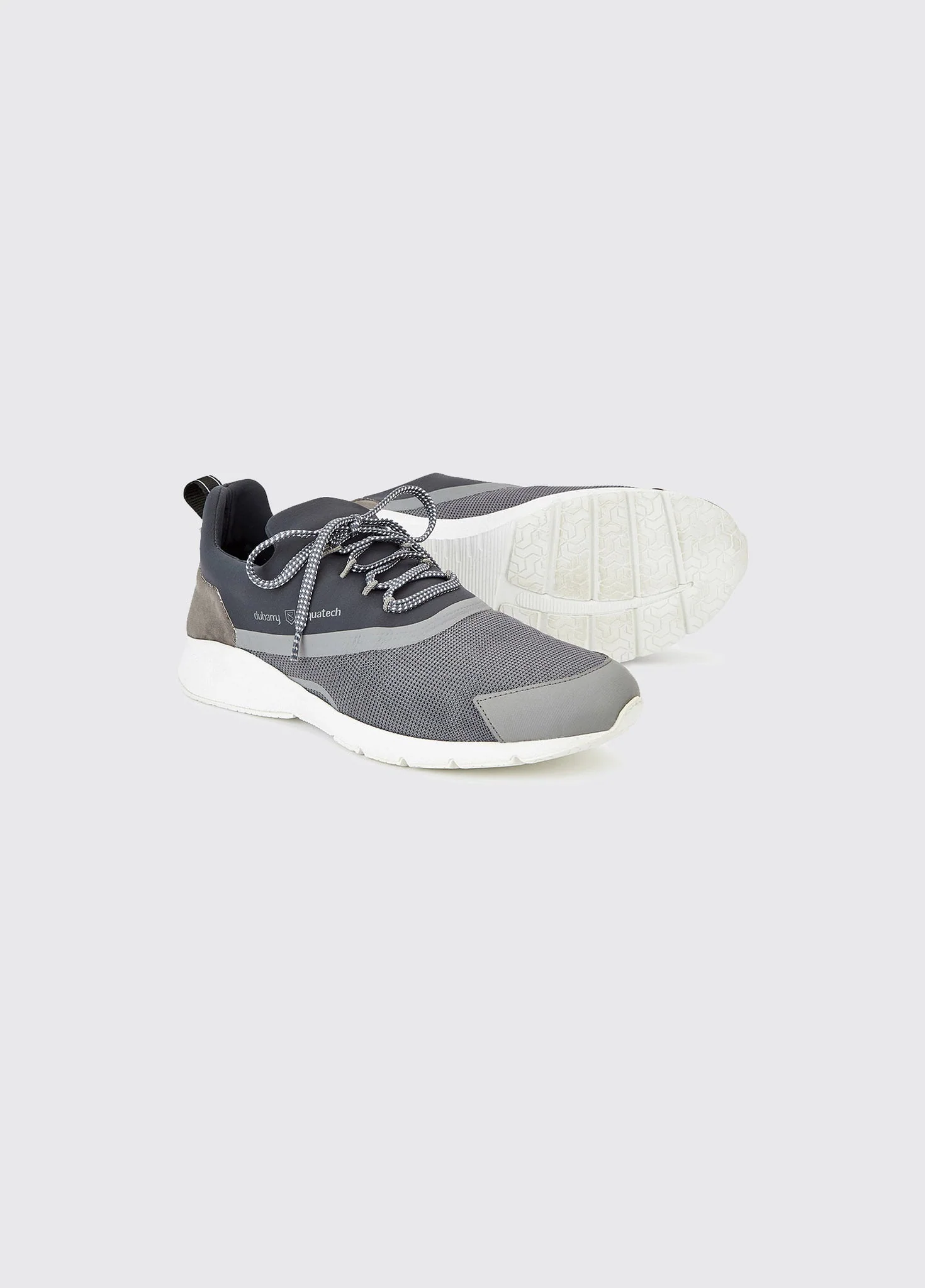 Antibes Mens Lightweight Sporty Trainer - Platinum - Image 2