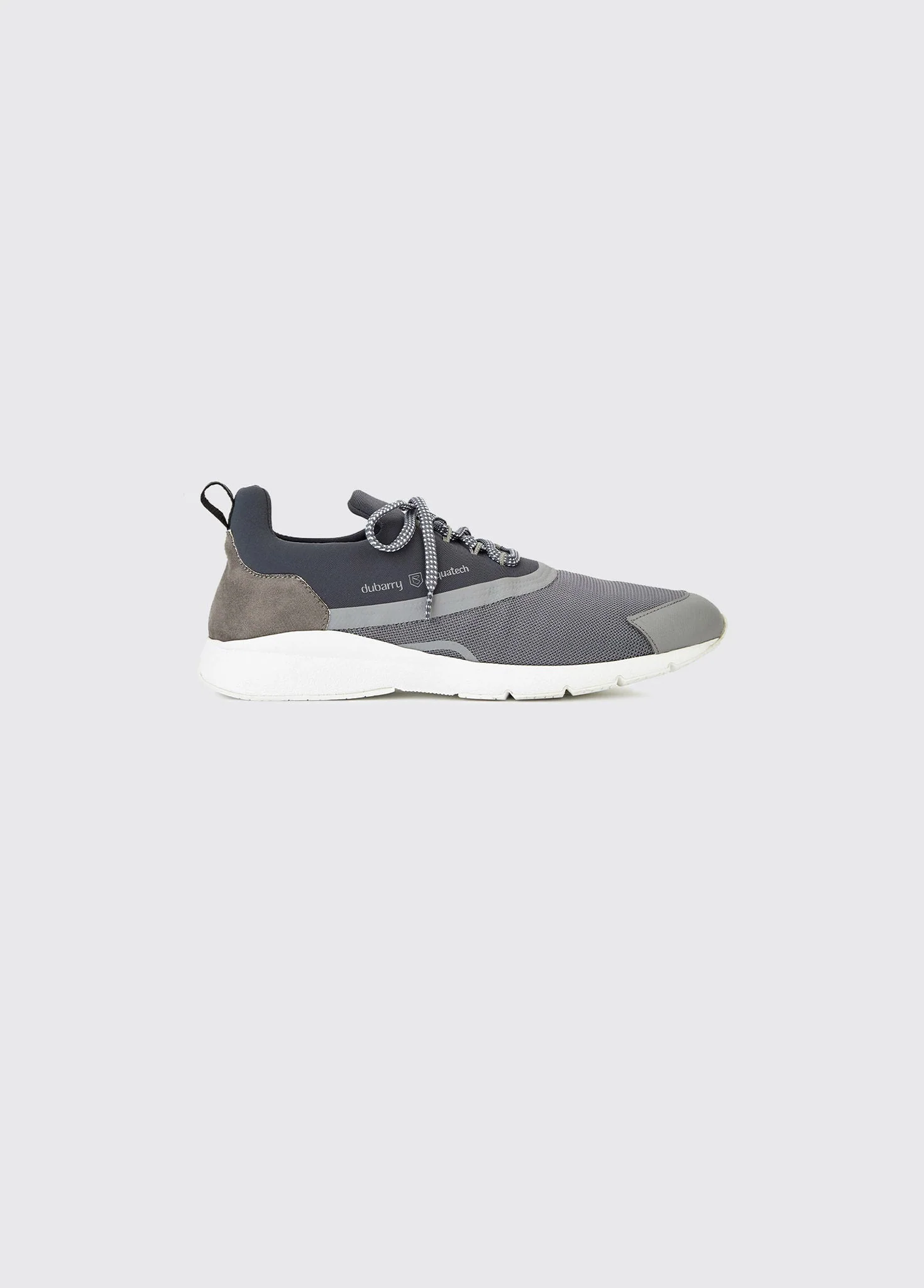Antibes Mens Lightweight Sporty Trainer - Platinum - Image 4