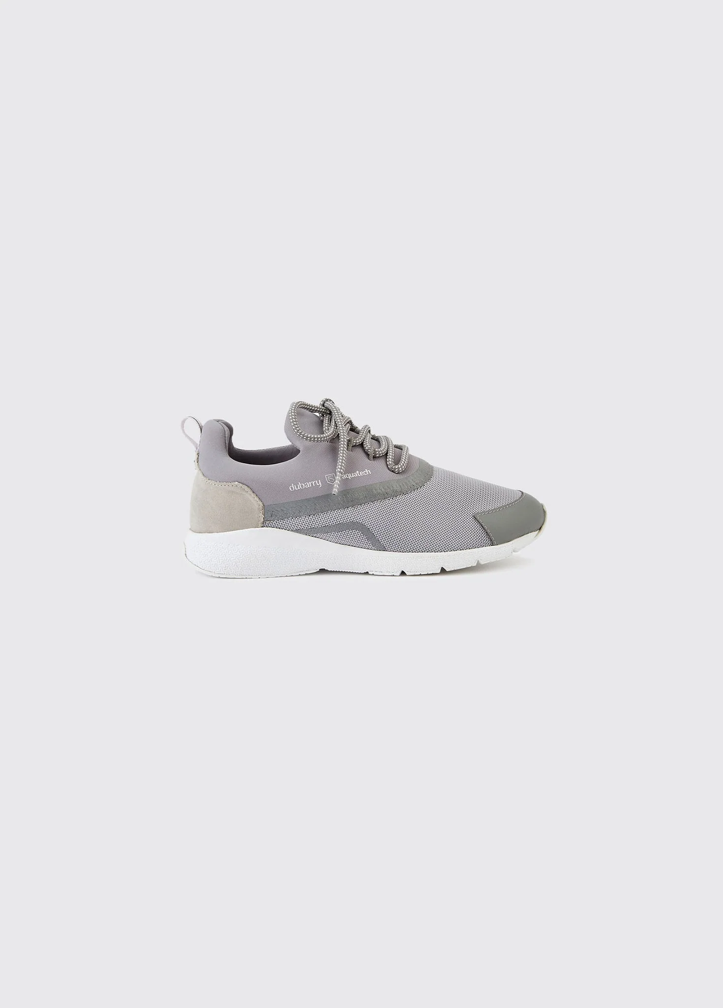 Antibes Mens Lightweight Sporty Trainer - Silver - Image 4